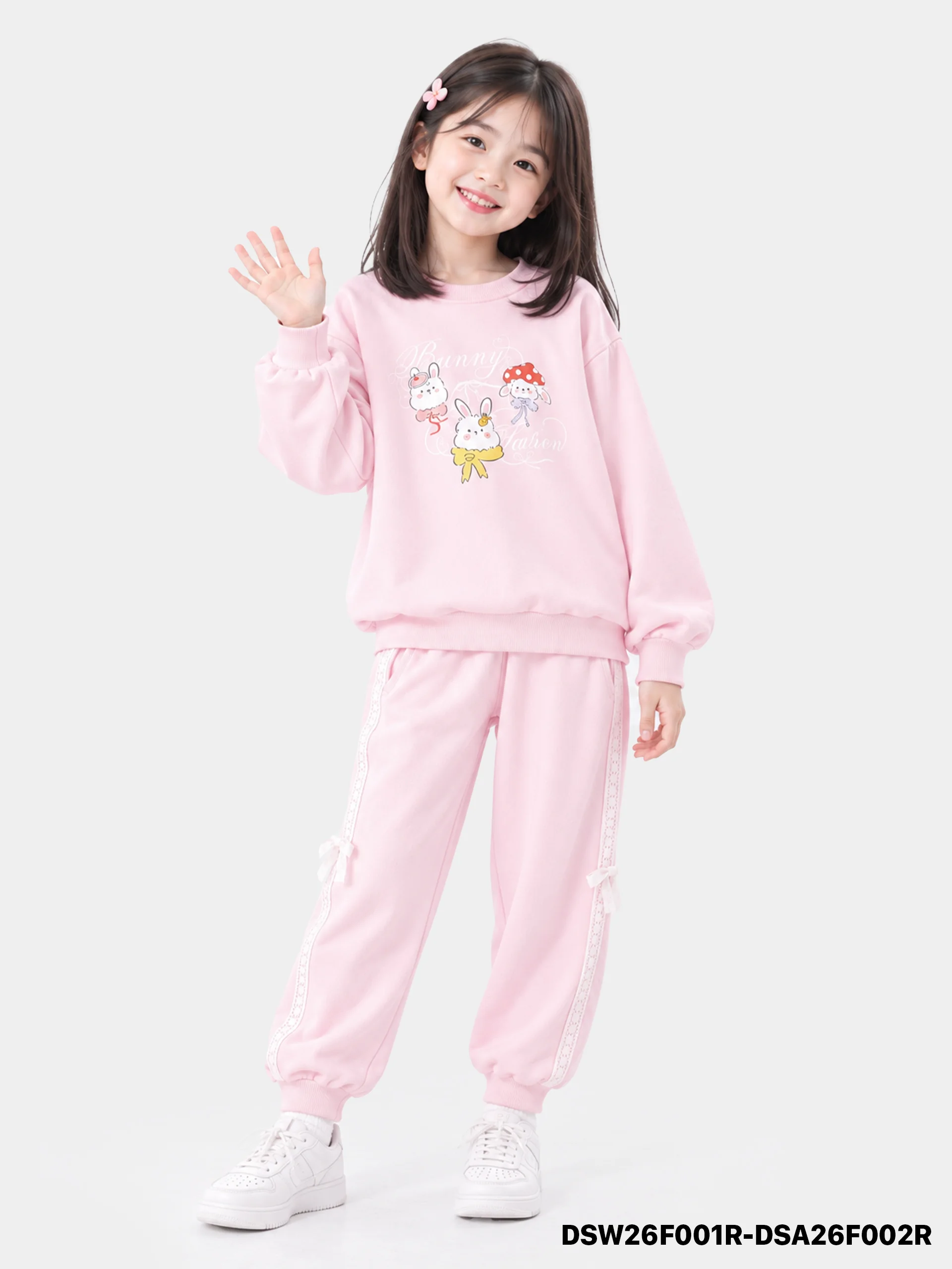 Áo Nỉ Bé Gái DSW26F001R