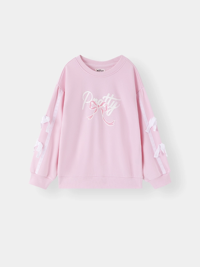 Áo Nỉ Bé Gái DSW25F002R