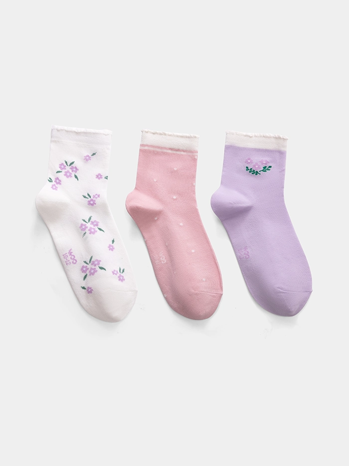 Tất Bé Gái EAS25F002S (Combo 3 đôi)