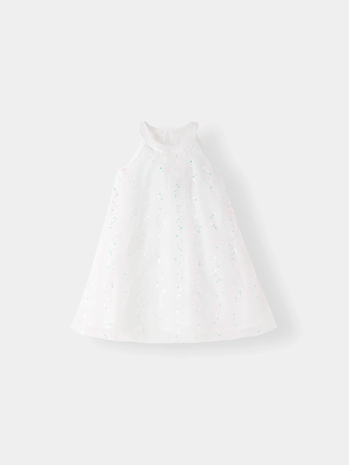 Váy Liền Dệt Thoi Bé Gái DDW26S018R