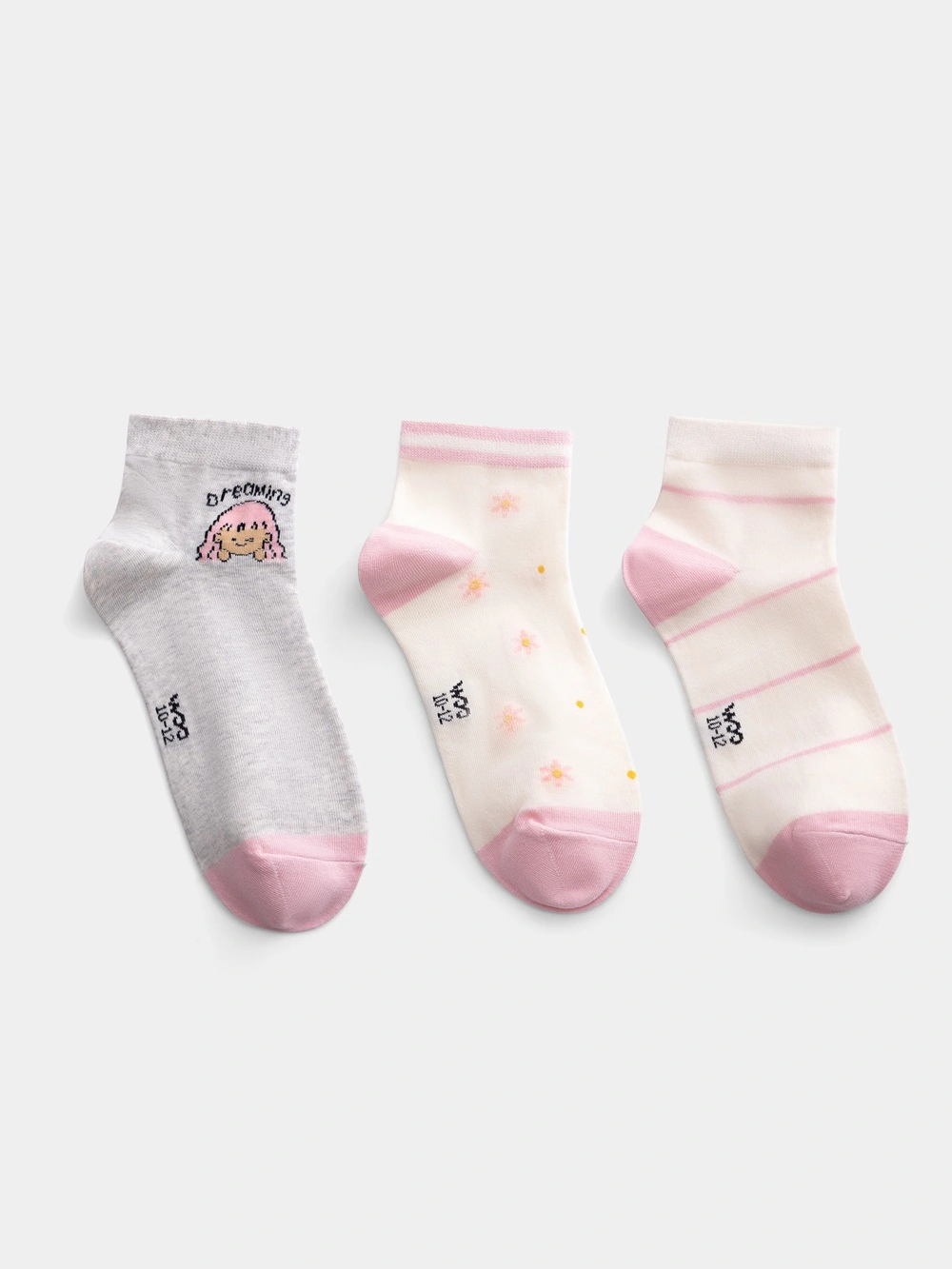 Set Tất Bé Gái EAS25F001S (Combo 3 đôi)