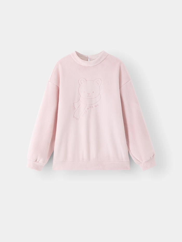 Áo Nỉ Bé Gái DSW25F008R