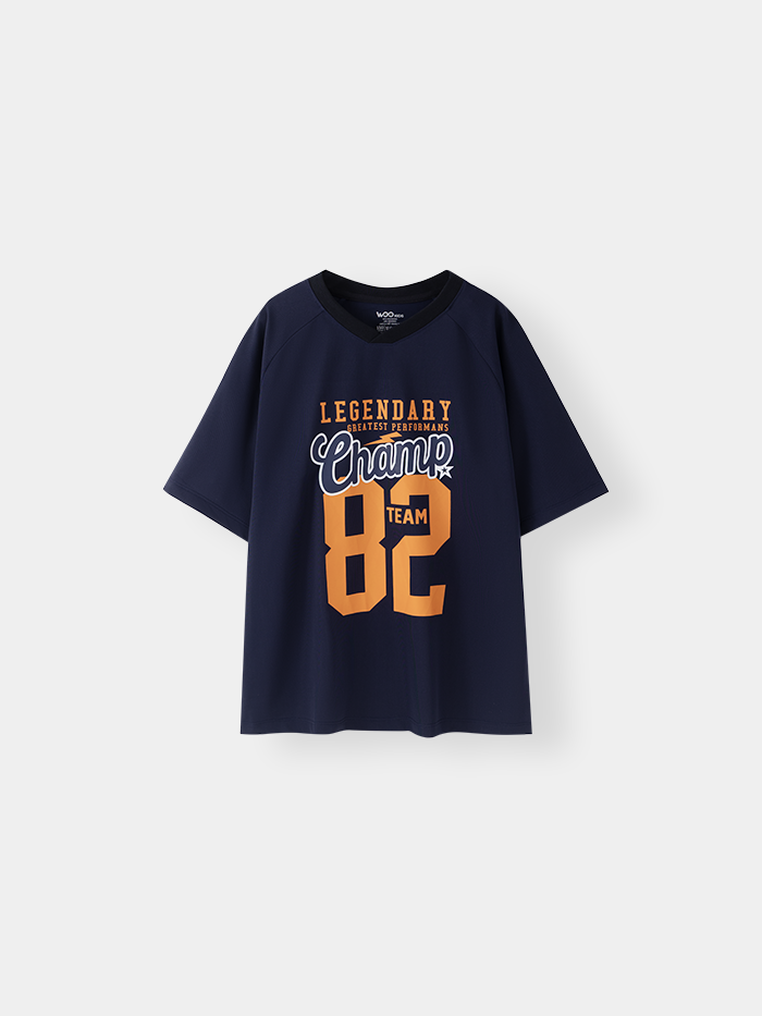 Áo Thun Không Cổ Bé Trai TTS26S025R