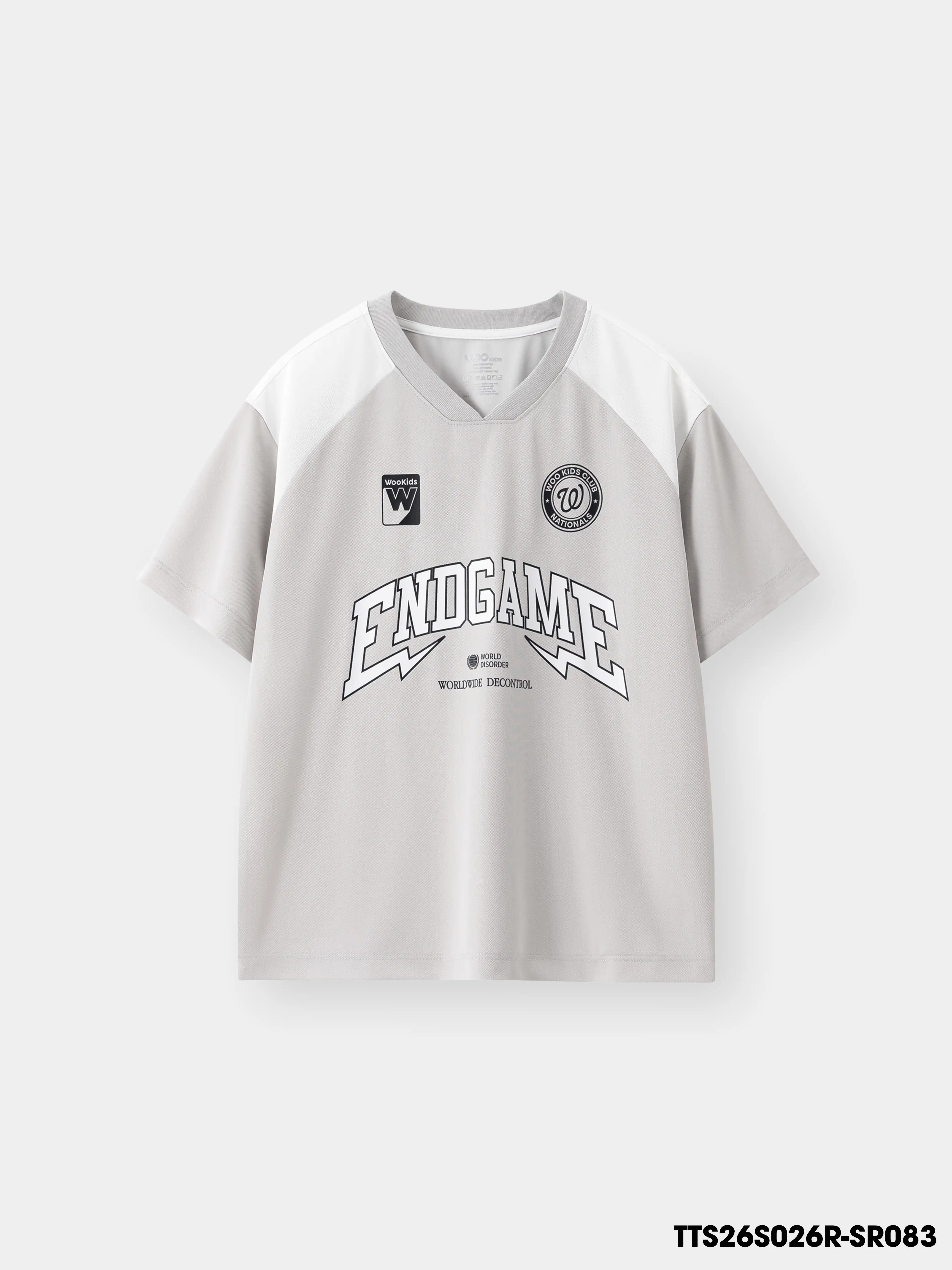 Áo Thun Không Cổ Bé Trai TTS26S026R