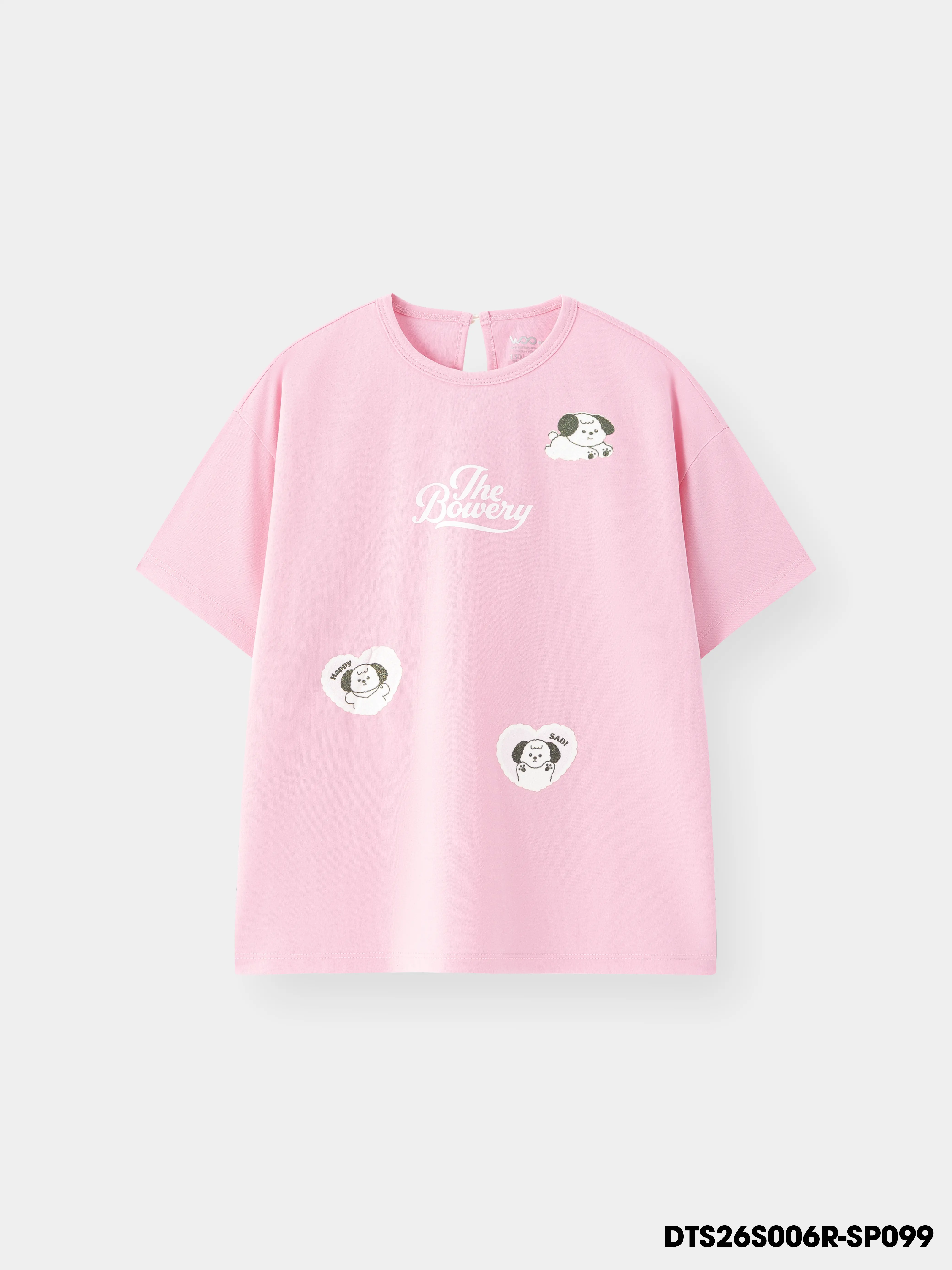 Áo Thun Không Cổ Bé Gái DTS26S006R