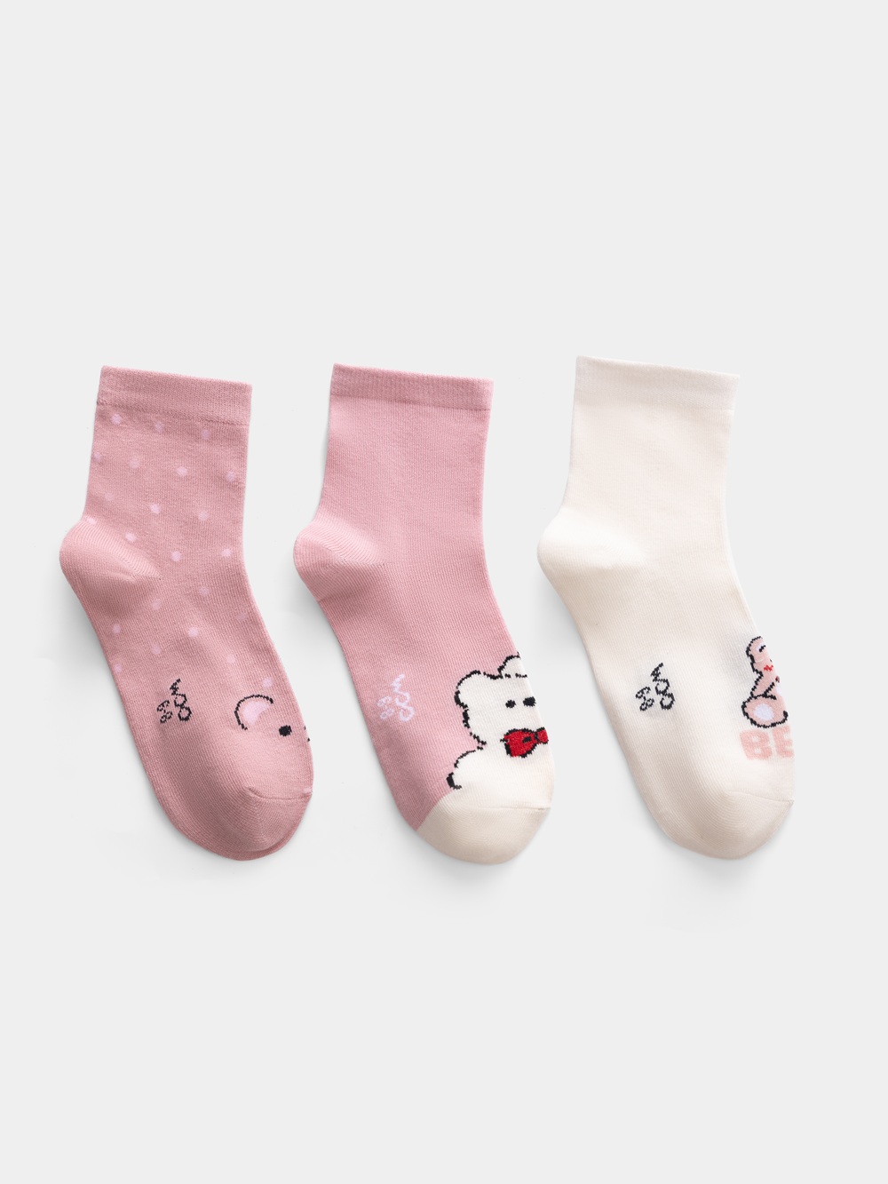 Set Tất Bé Gái DAS25F003S (Combo 3 đôi)