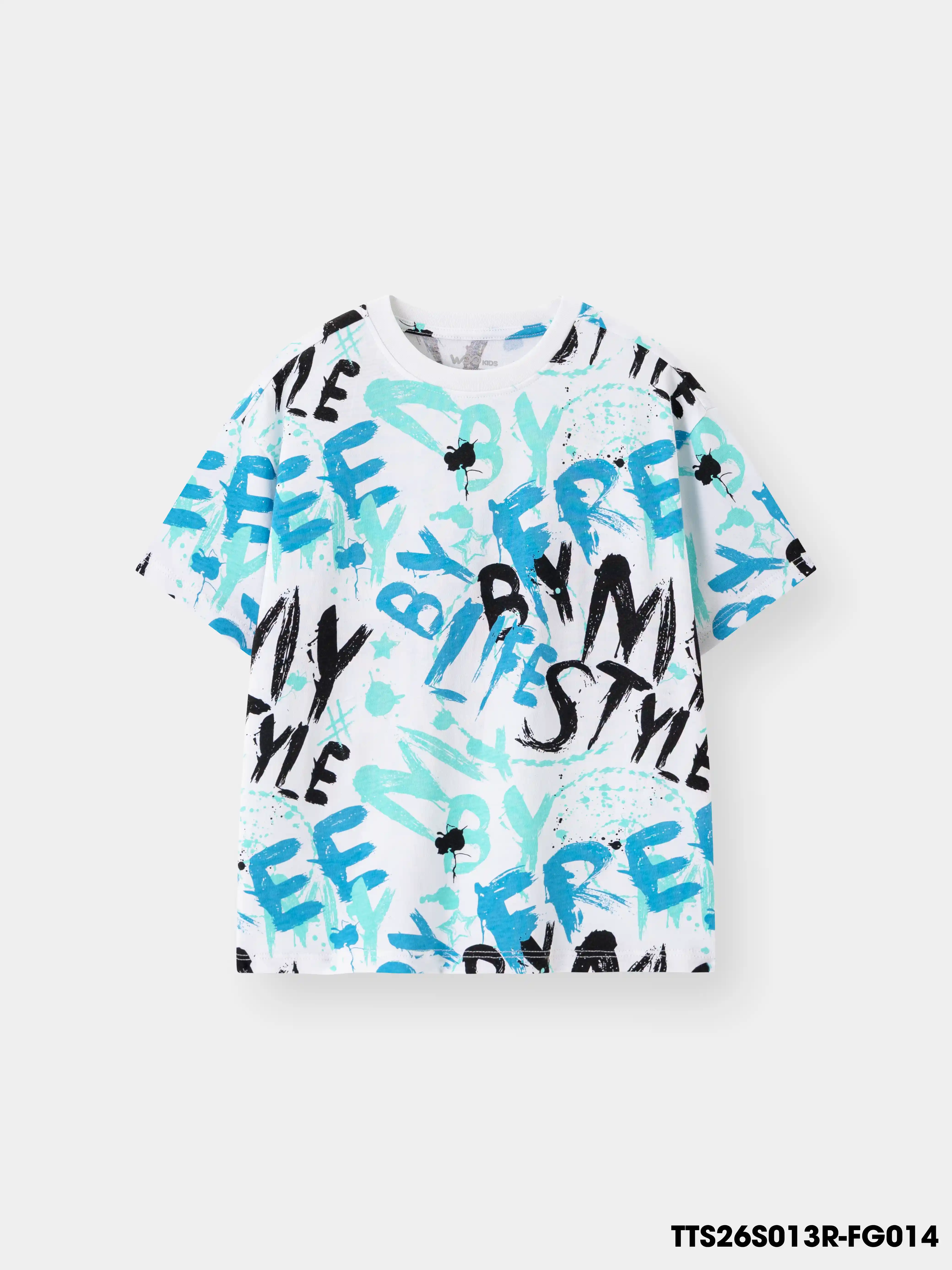 Áo Thun Không Cổ Bé Trai TTS26S013R