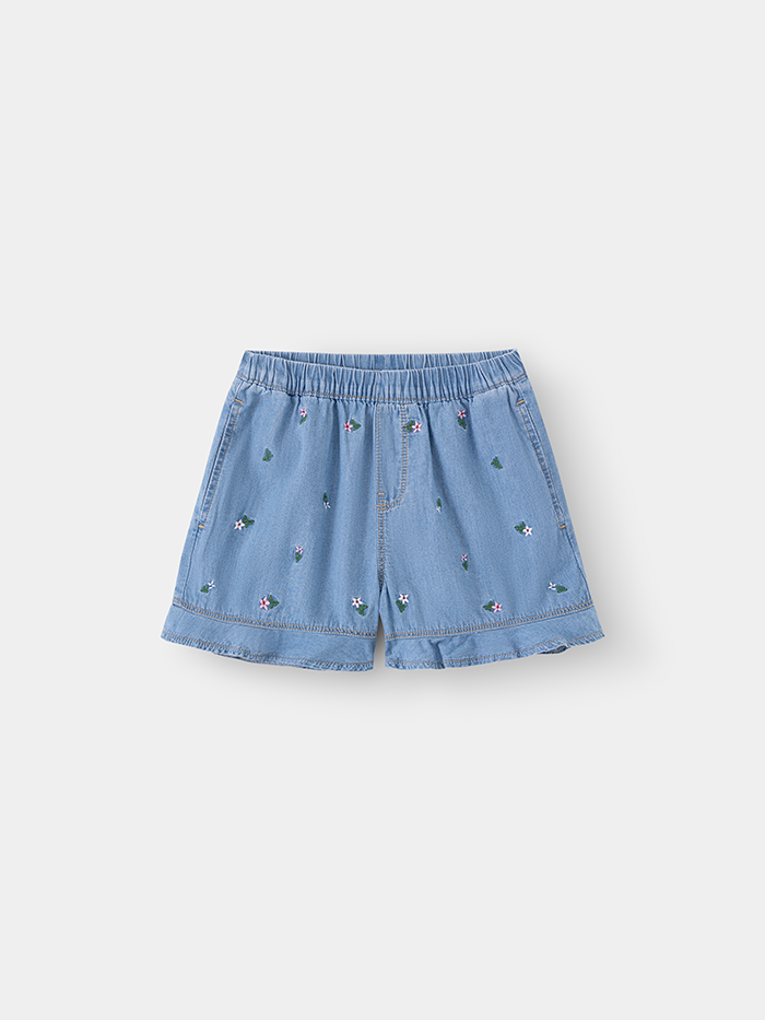 Quần Short Jean Bé Gái GDS25S001R