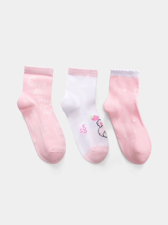 Tất Bé Gái DAS25F001S (Combo 3 đôi)