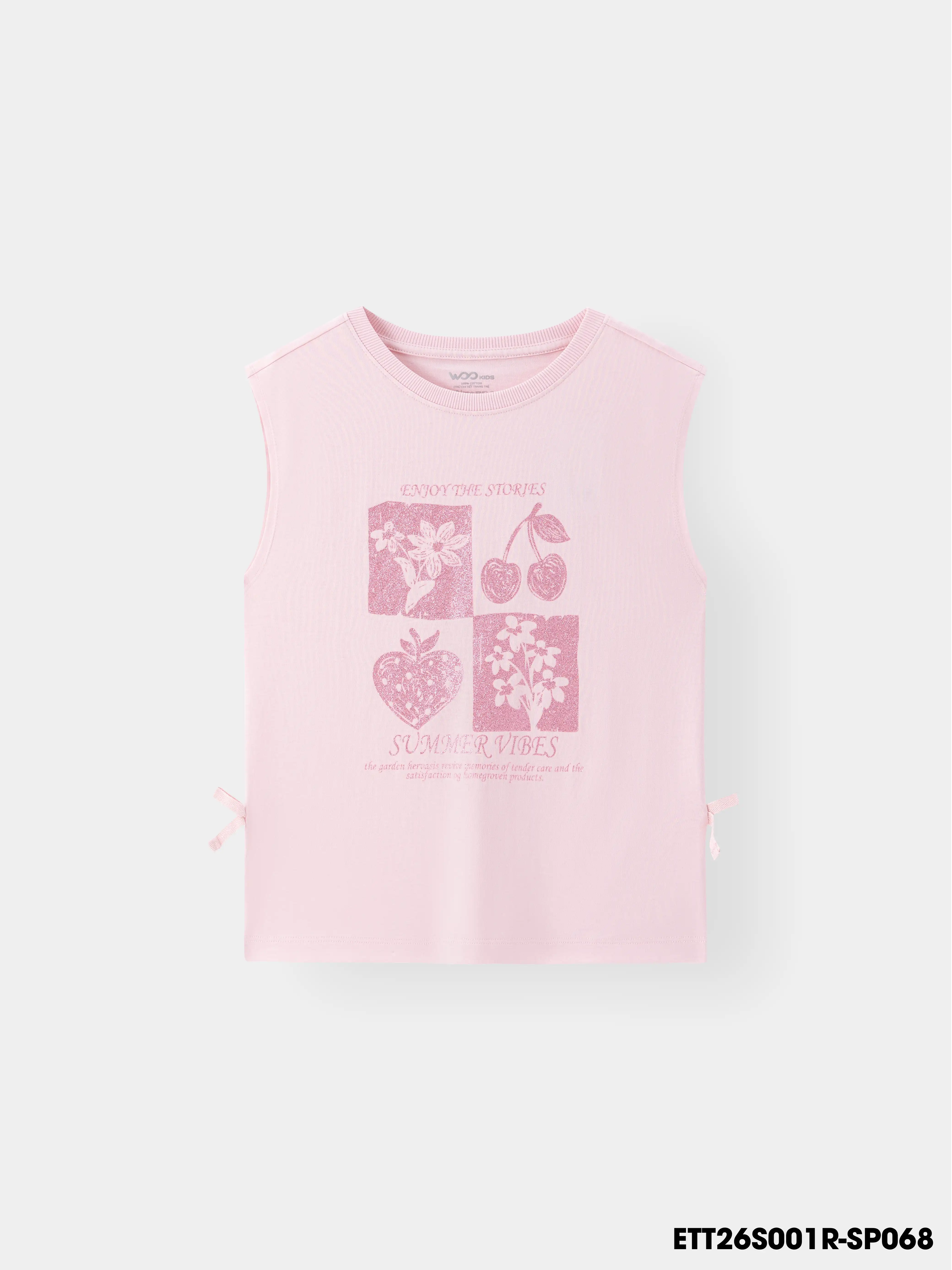 Áo Sát Nách Bé Gái ETT26S001R