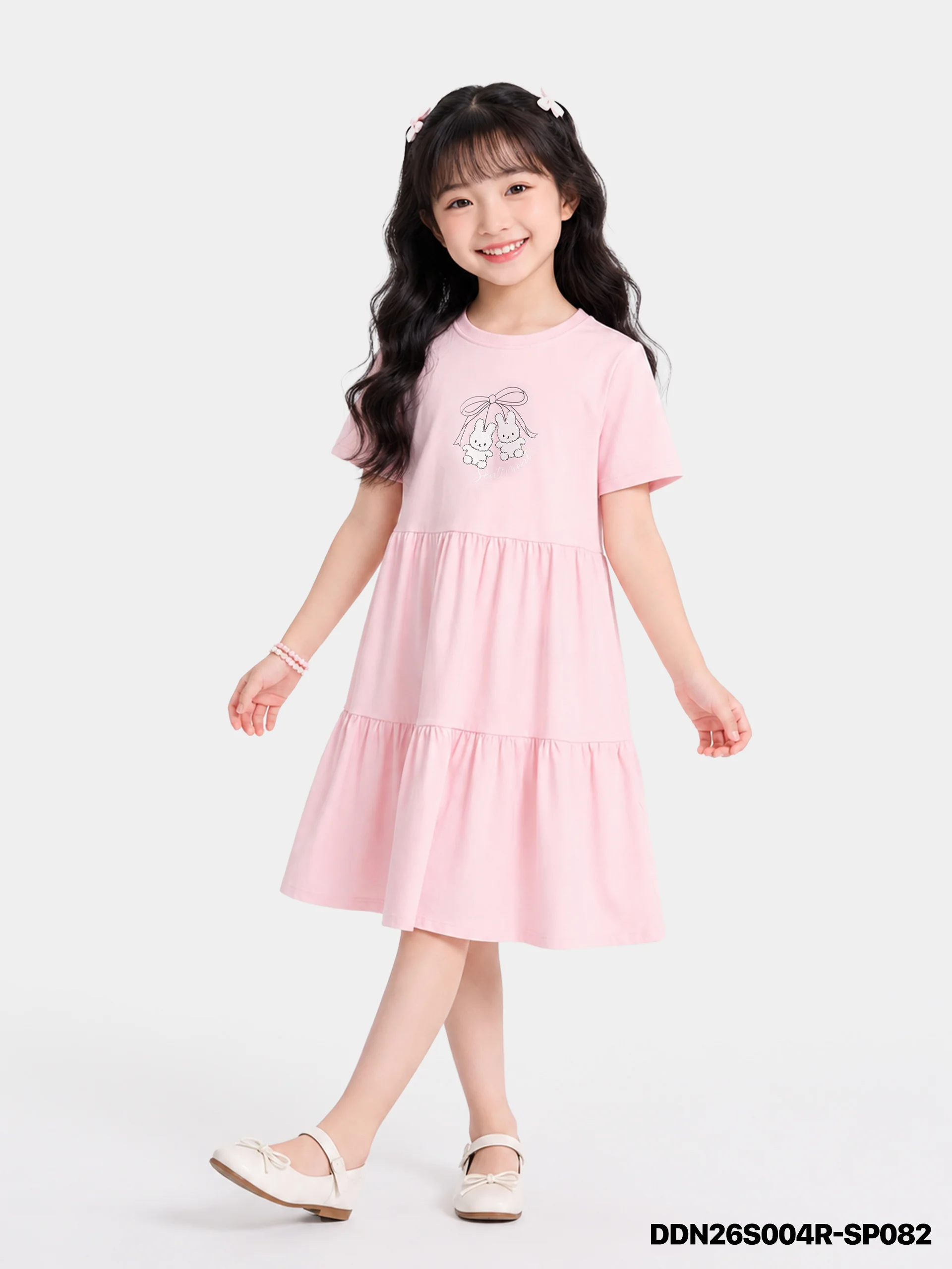 Váy Liền Dệt Kim Bé Gái DDN26S004R