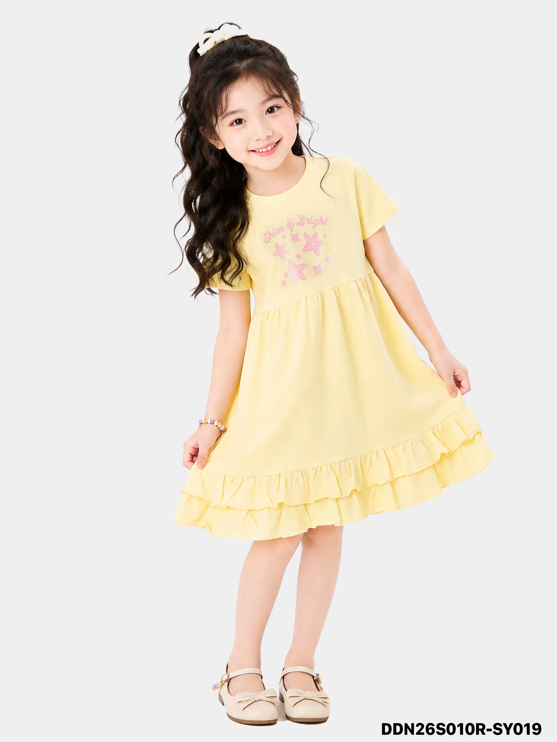 Váy Liền Dệt Kim Bé Gái DDN26S010R