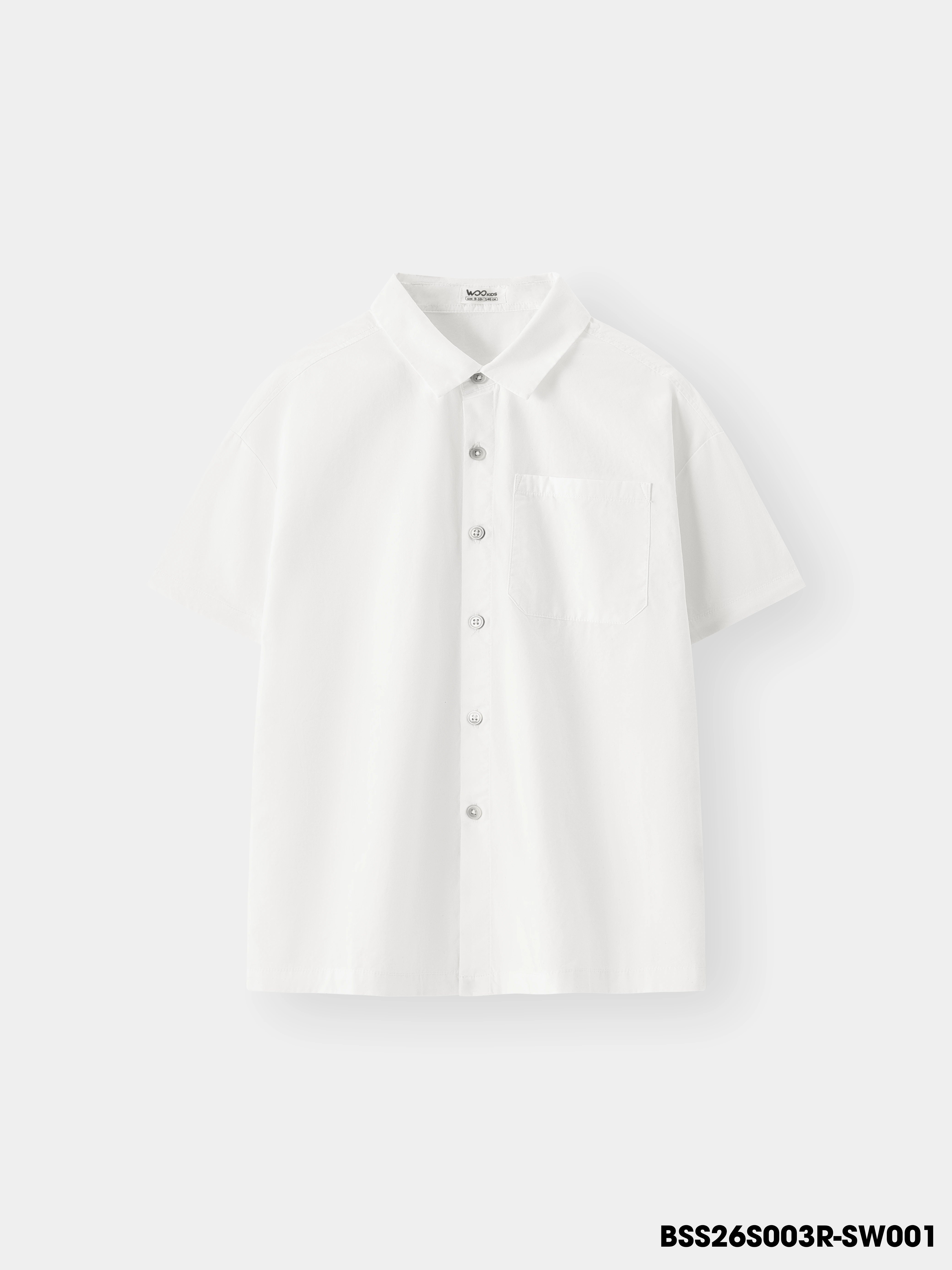 Áo Sơ Mi Cộc Tay Bé Trai BSS26S003R