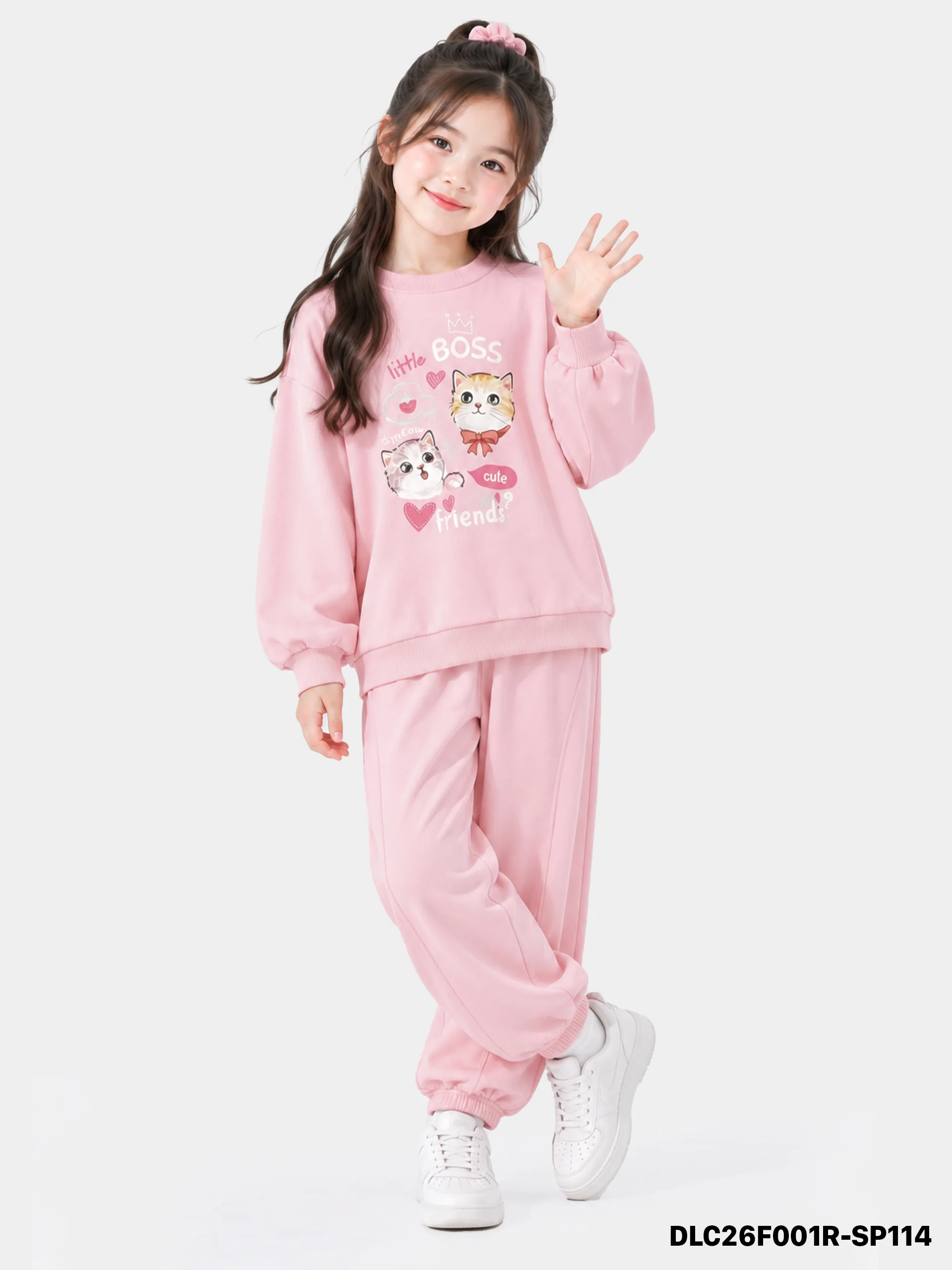 Set Dài Tay Bé Gái DLC26F001R