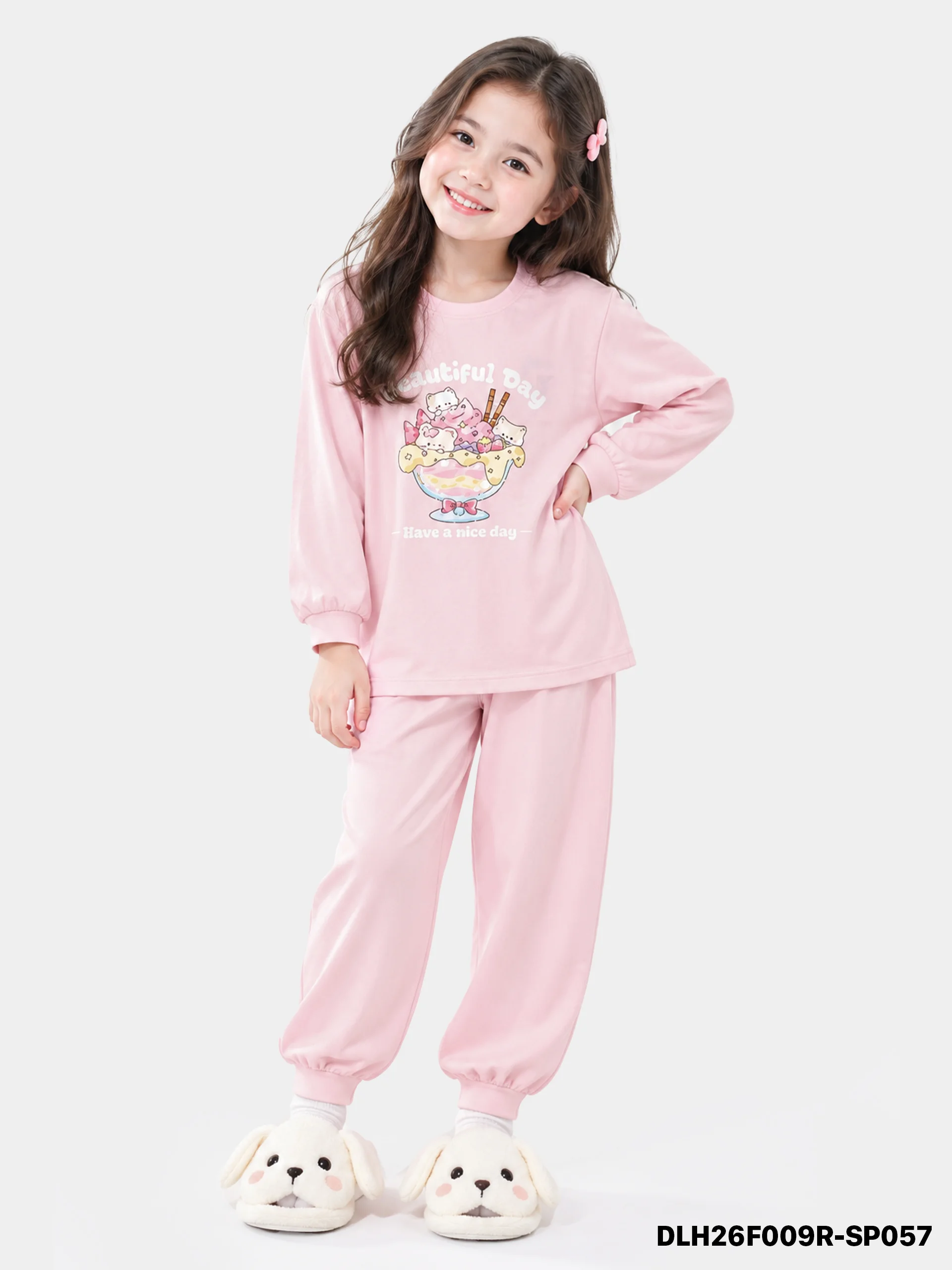 Bộ Đồ Dài Tay Bé Gái DLH26F009R