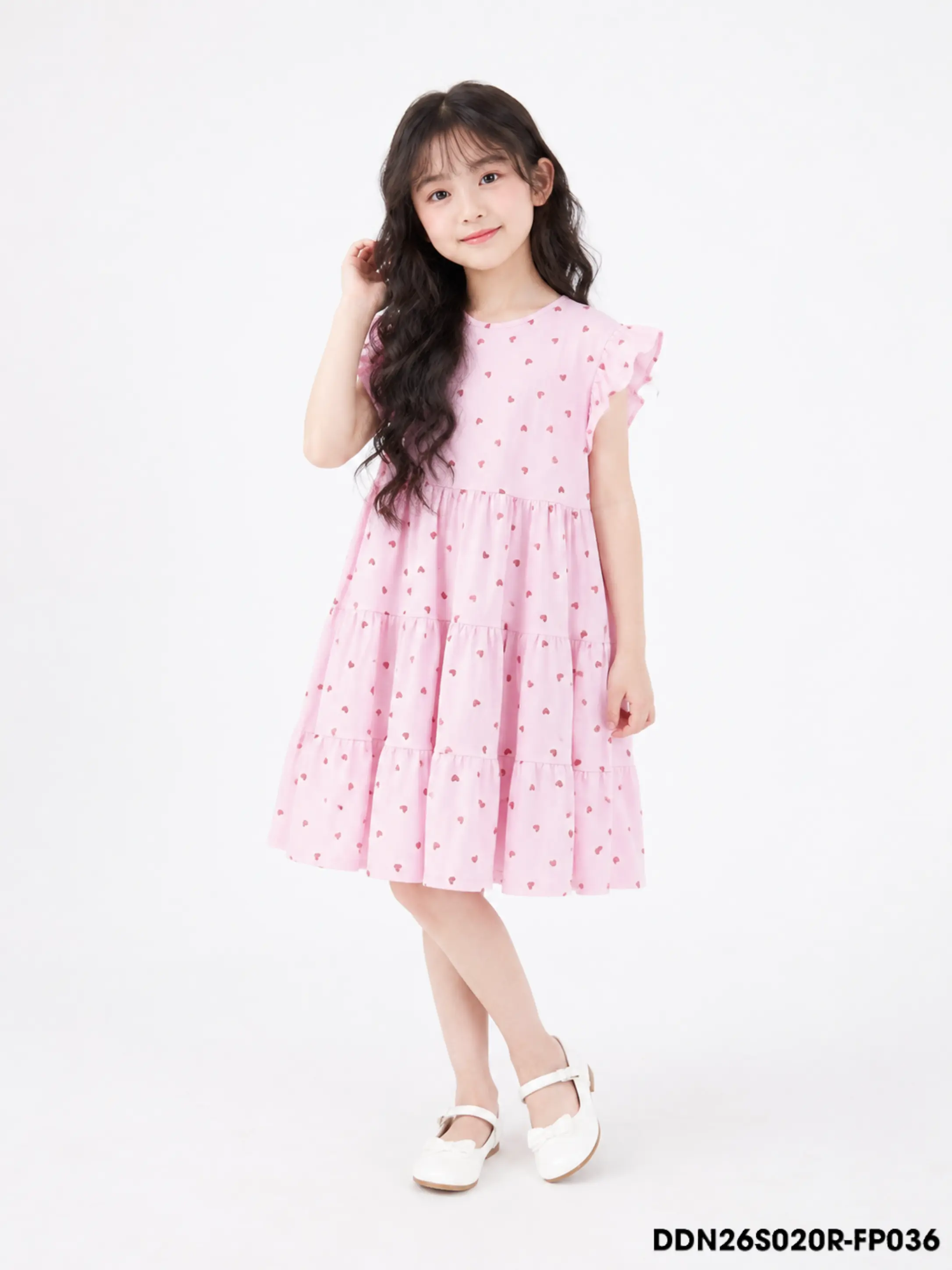 Váy Liền Dệt Kim Bé Gái DDN26S020R