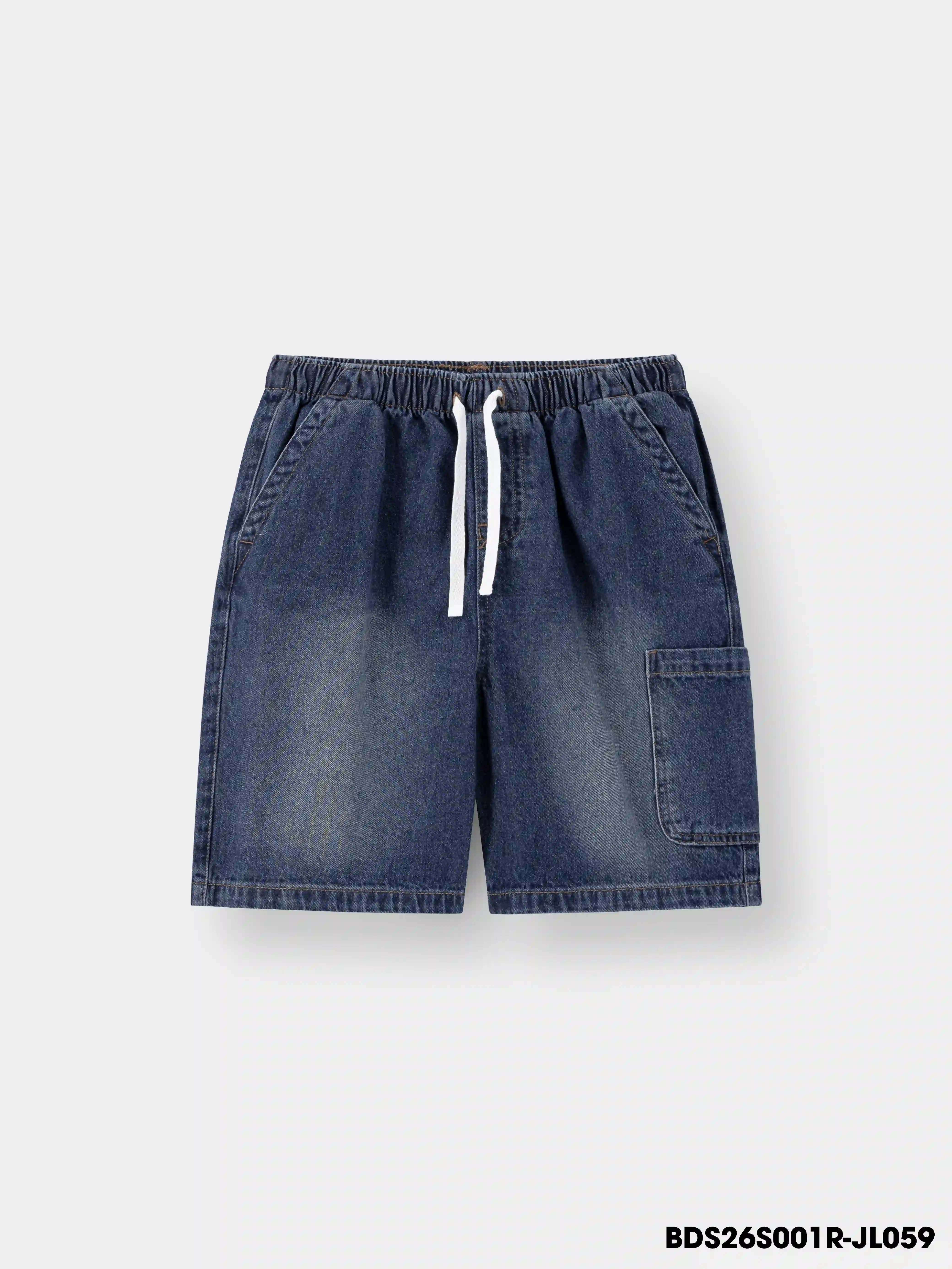 Quần Short Jean Bé Trai BDS26S001R