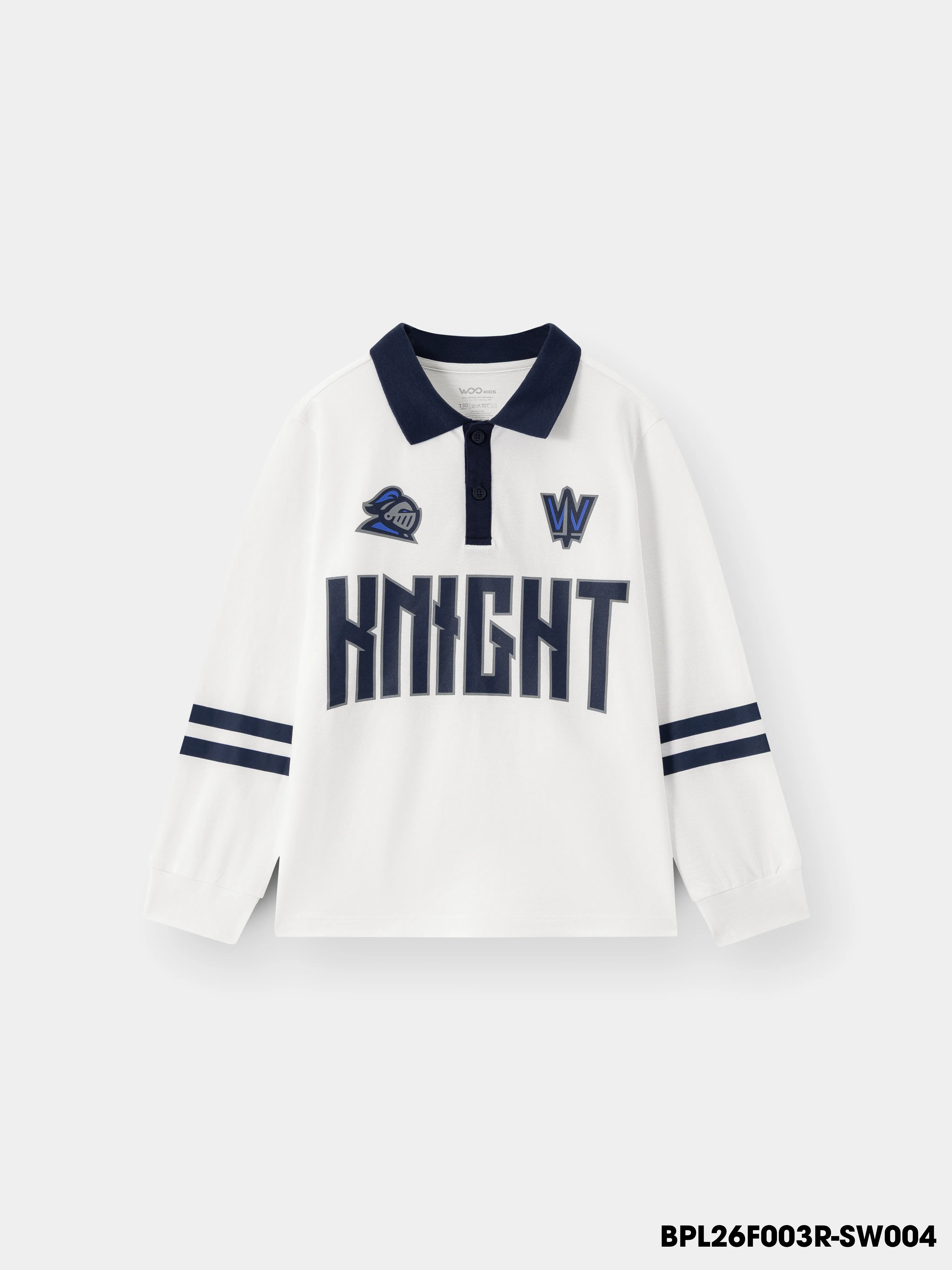 Áo Thun Có Cổ Dài Tay Bé Trai BPL26F003R