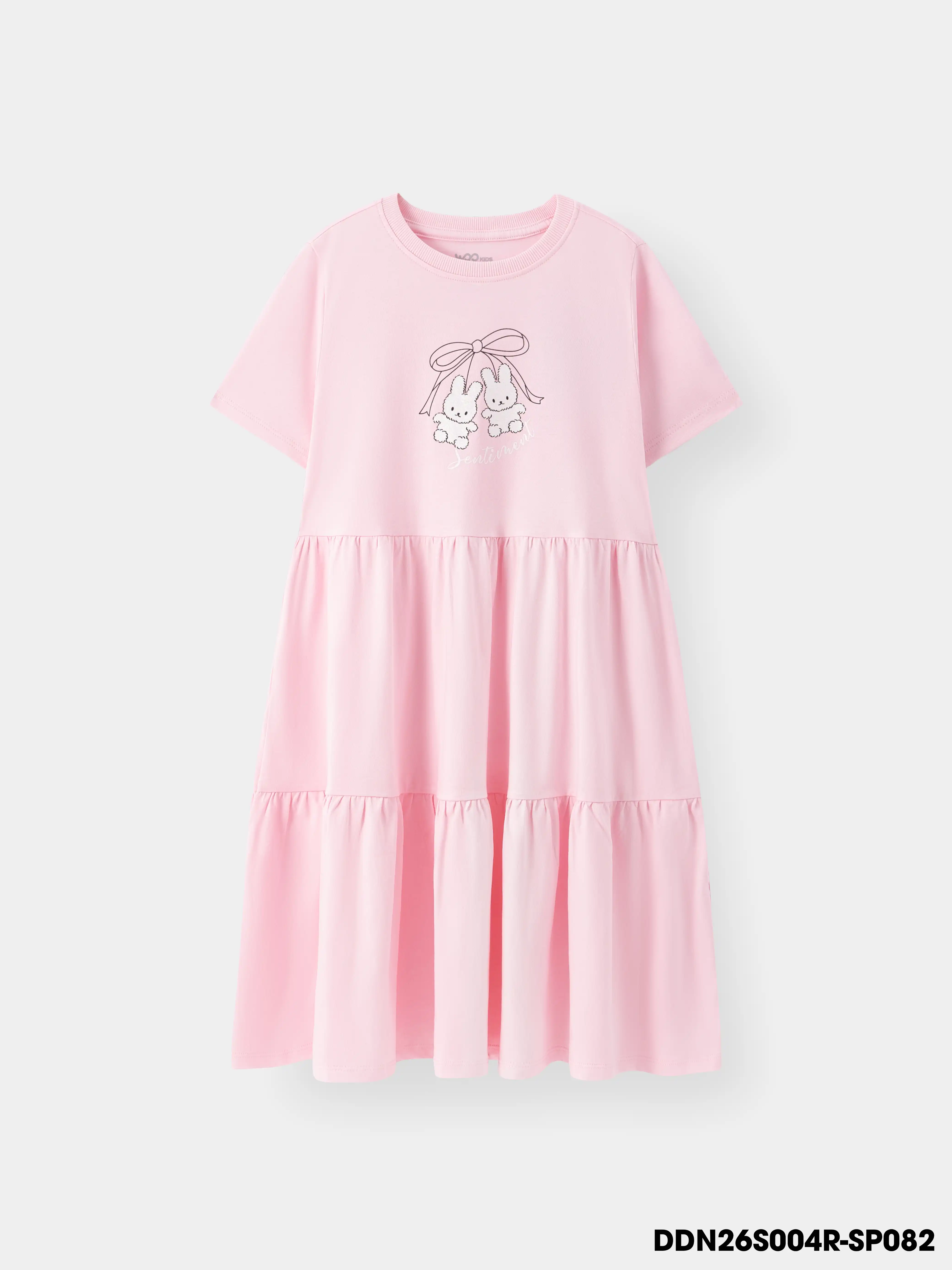 Váy Liền Dệt Kim Bé Gái DDN26S004R