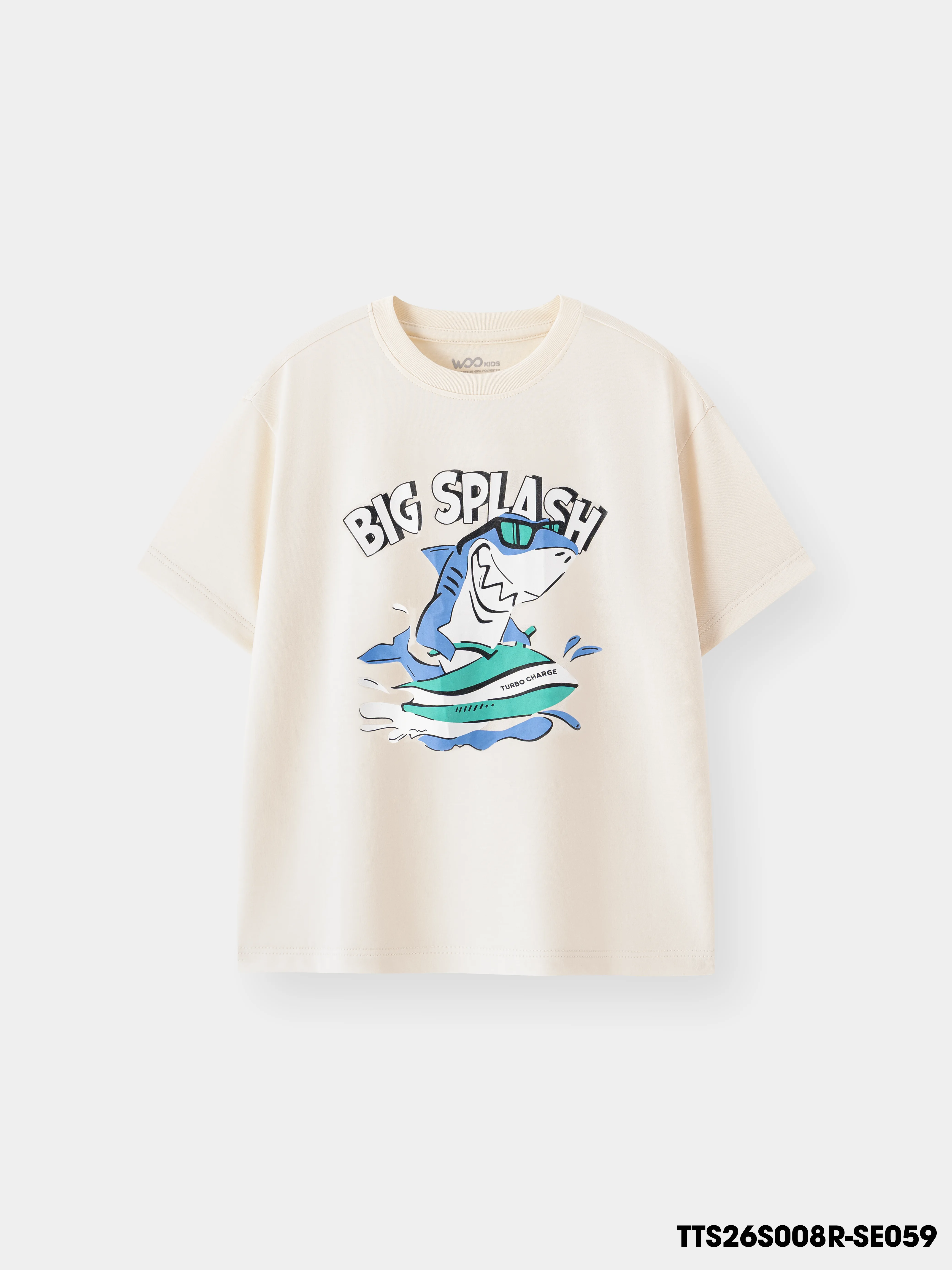 Áo Thun Không Cổ Bé Trai TTS26S008R