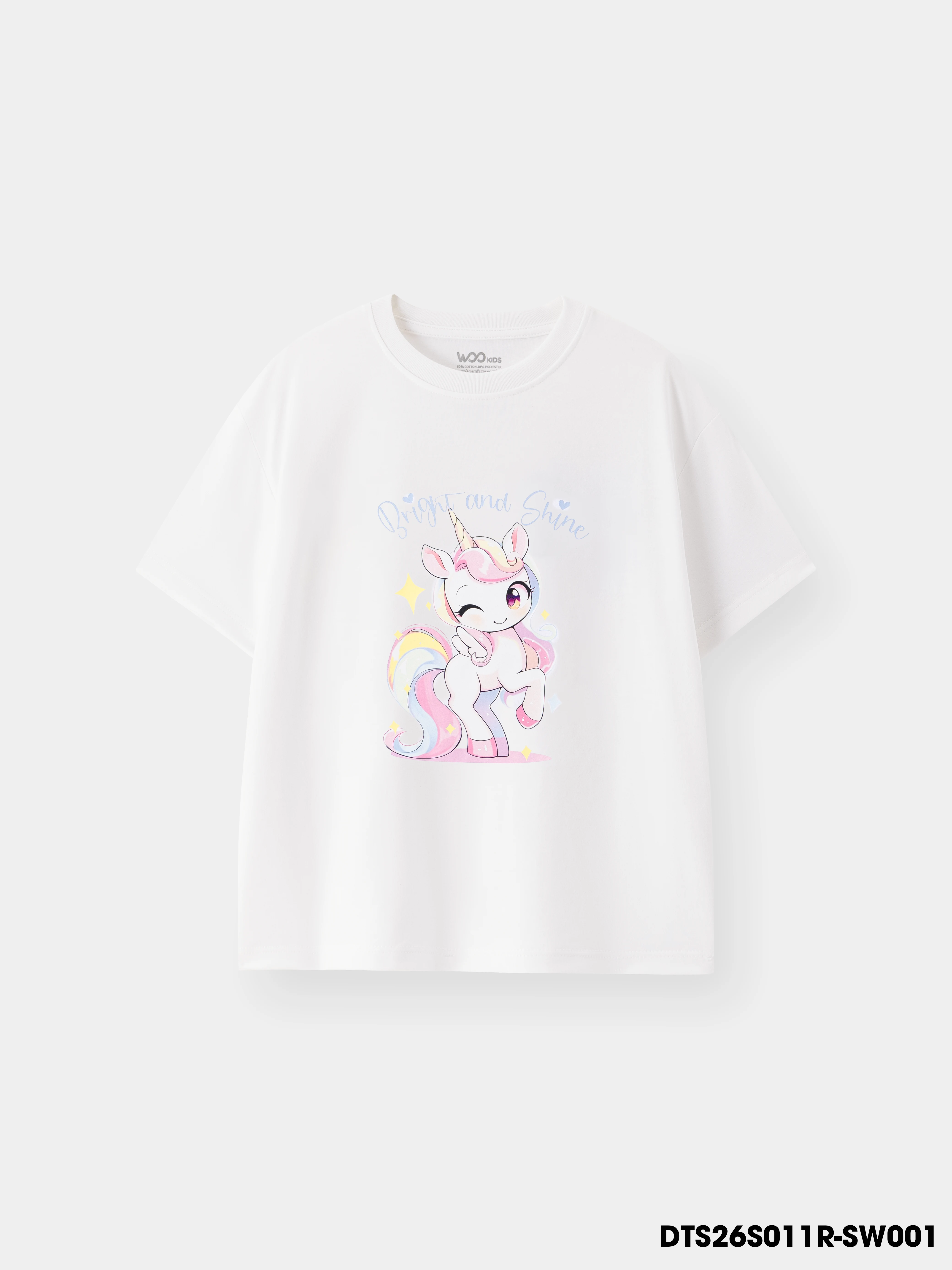 Áo Thun Không Cổ Bé Gái DTS26S011R