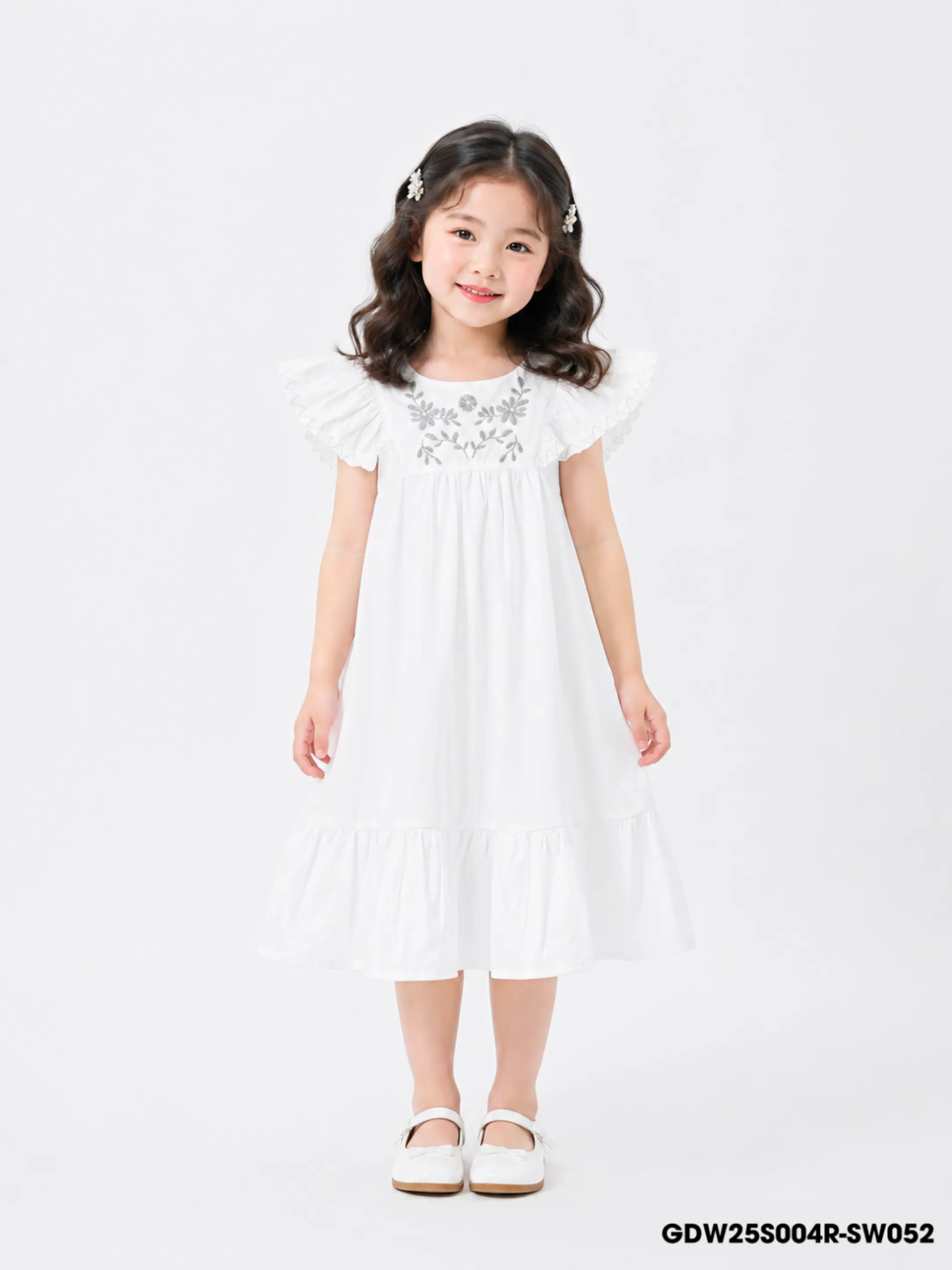 Váy Liền Dệt Thoi Bé Gái GDW25S004R