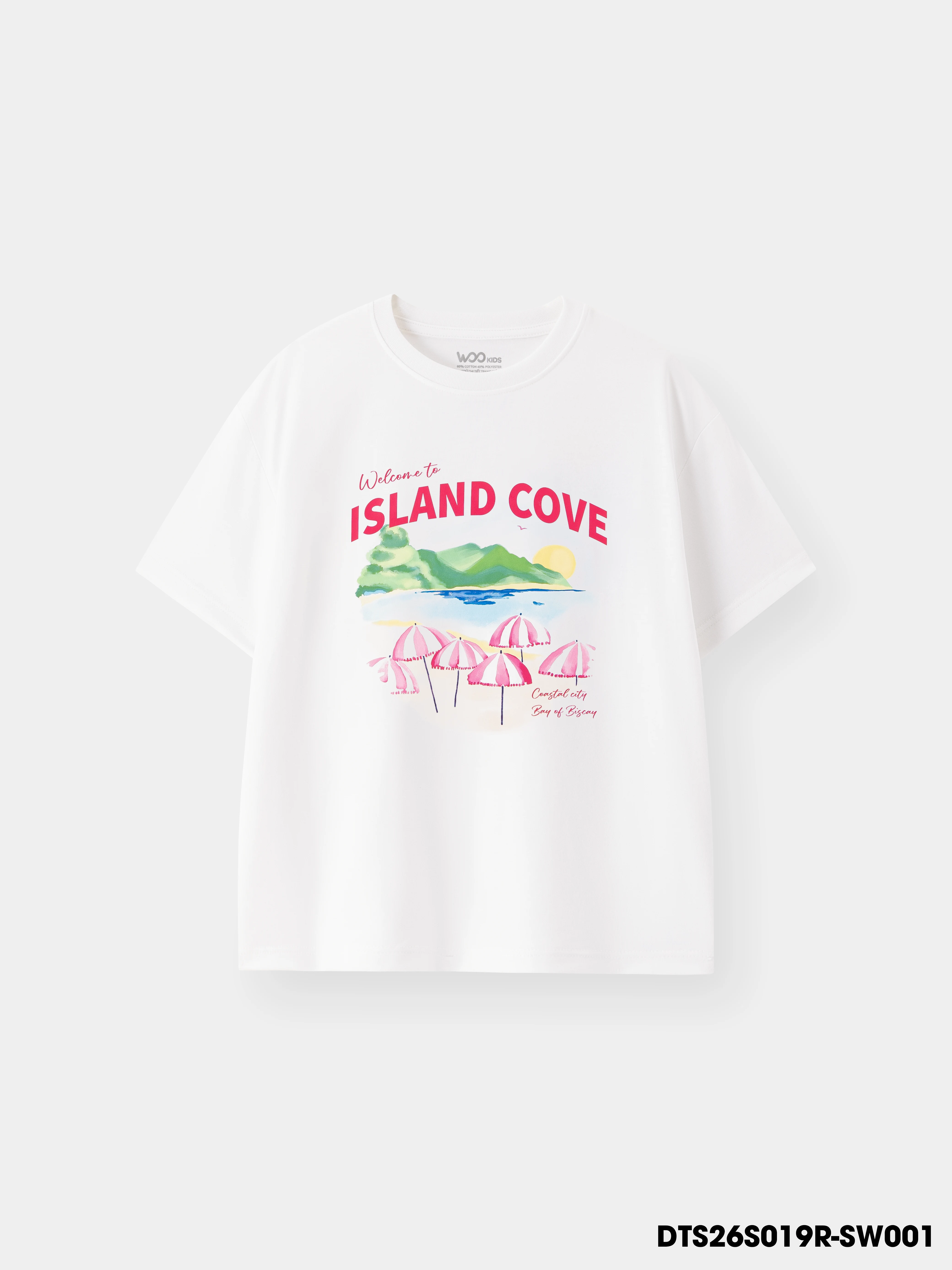 Áo Thun Không Cổ Bé Gái DTS26S019R