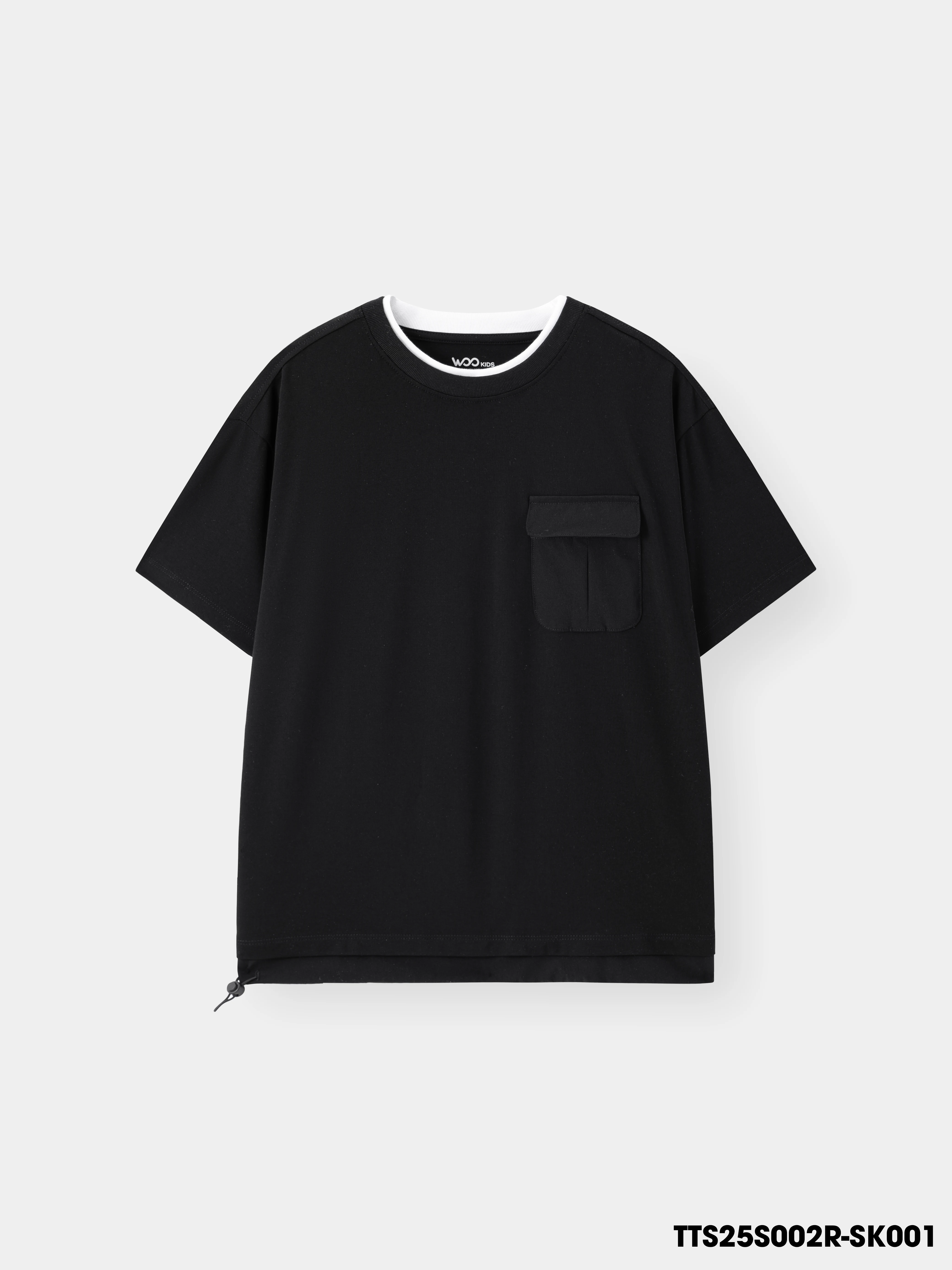 Áo Thun Không Cổ Bé Trai TTS25S002R