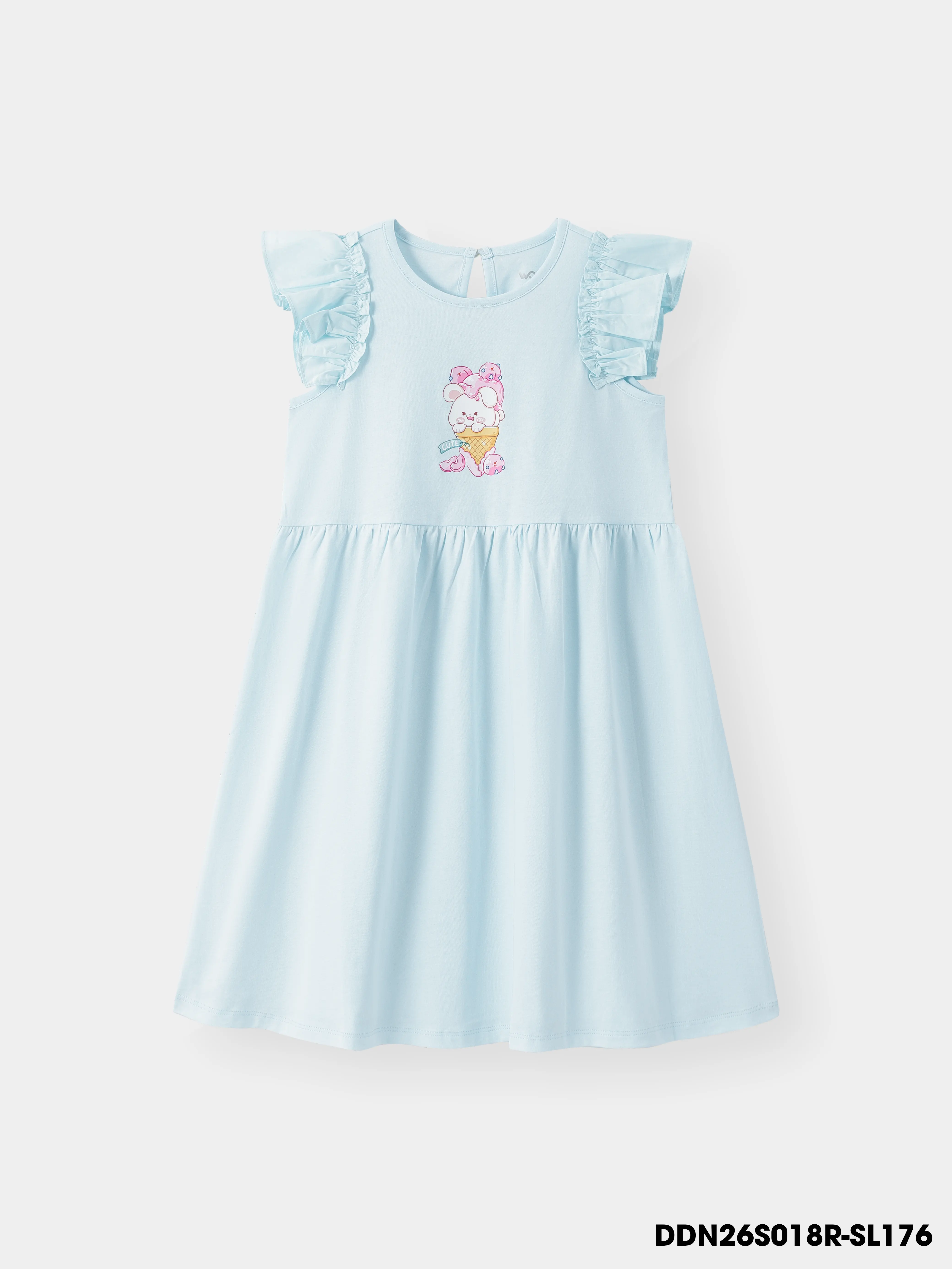 Váy Liền Dệt Kim Bé Gái DDN26S018R