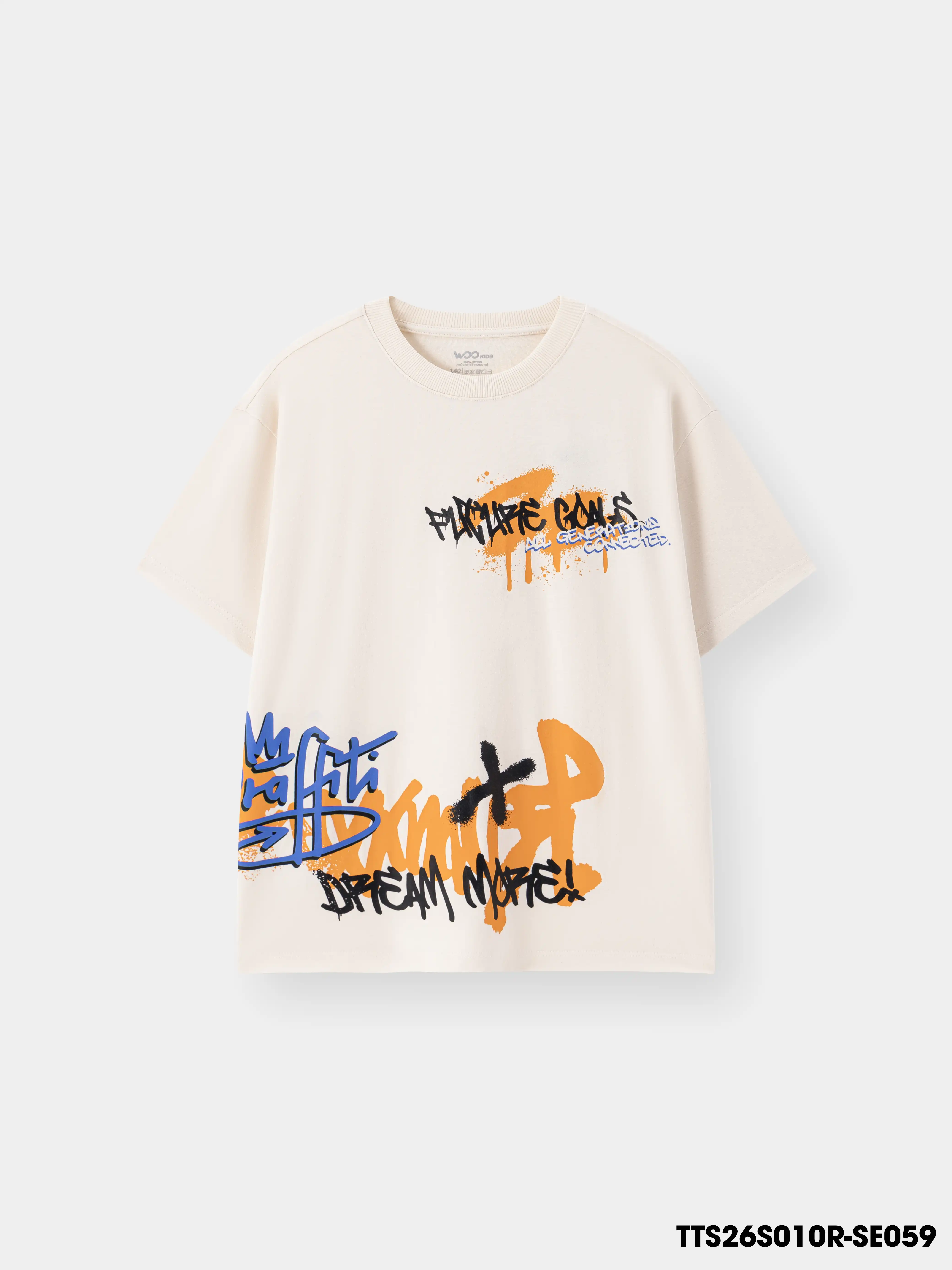 Áo Thun Không Cổ Bé Trai TTS26S010R