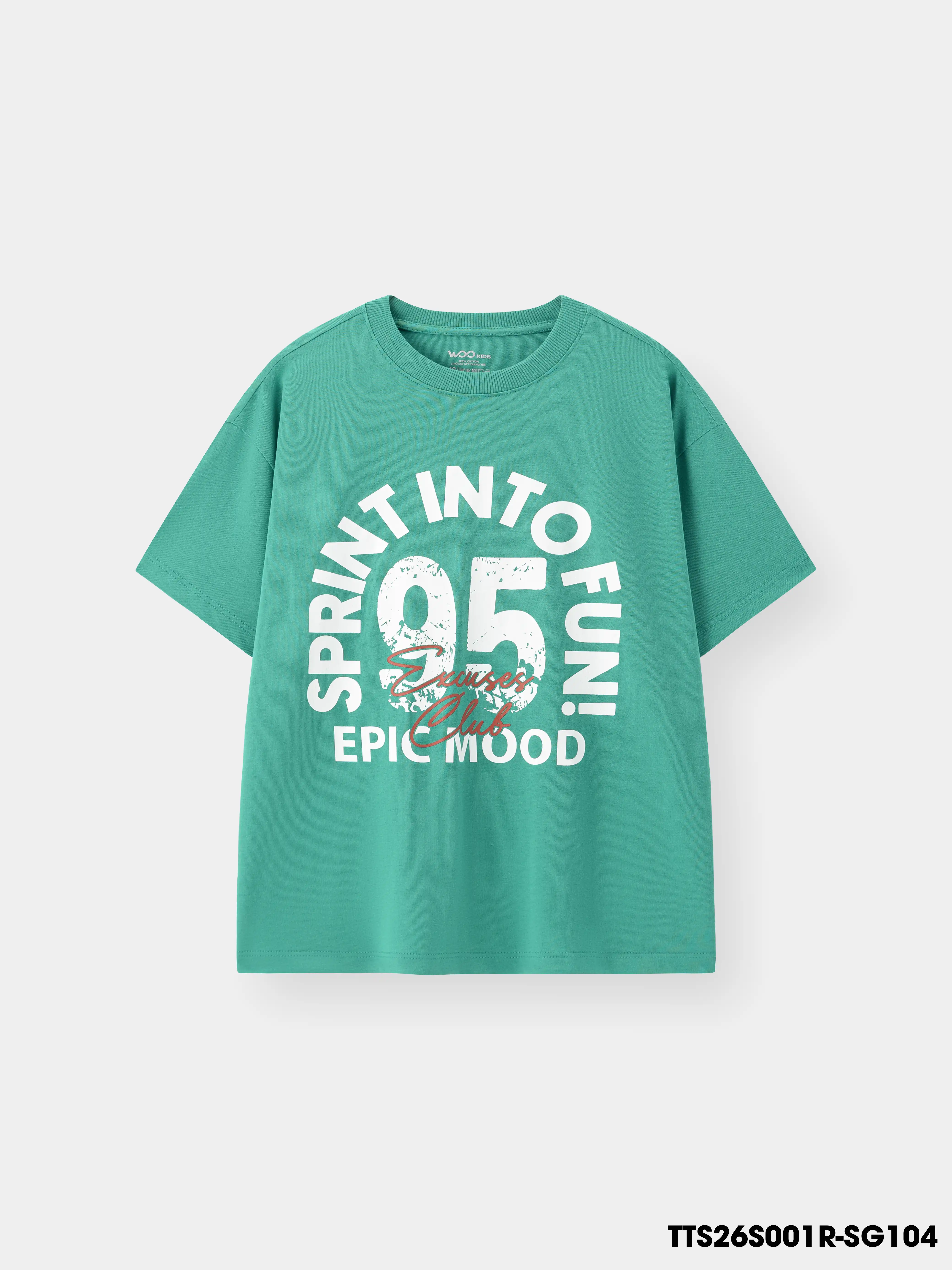 Áo Thun Không Cổ Bé Trai TTS26S001R