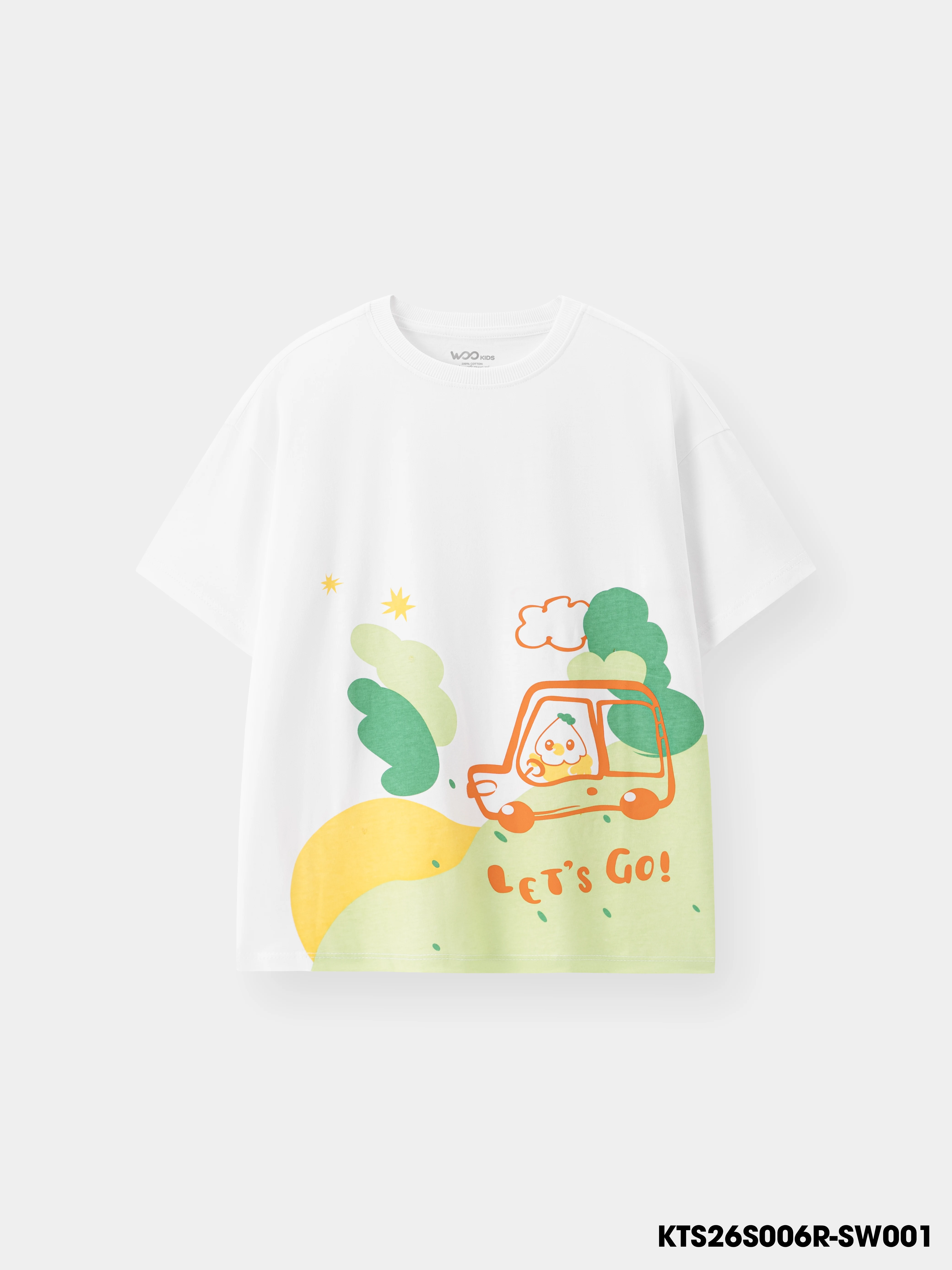 Áo Thun Không Cổ Bé Trai KTS26S006R