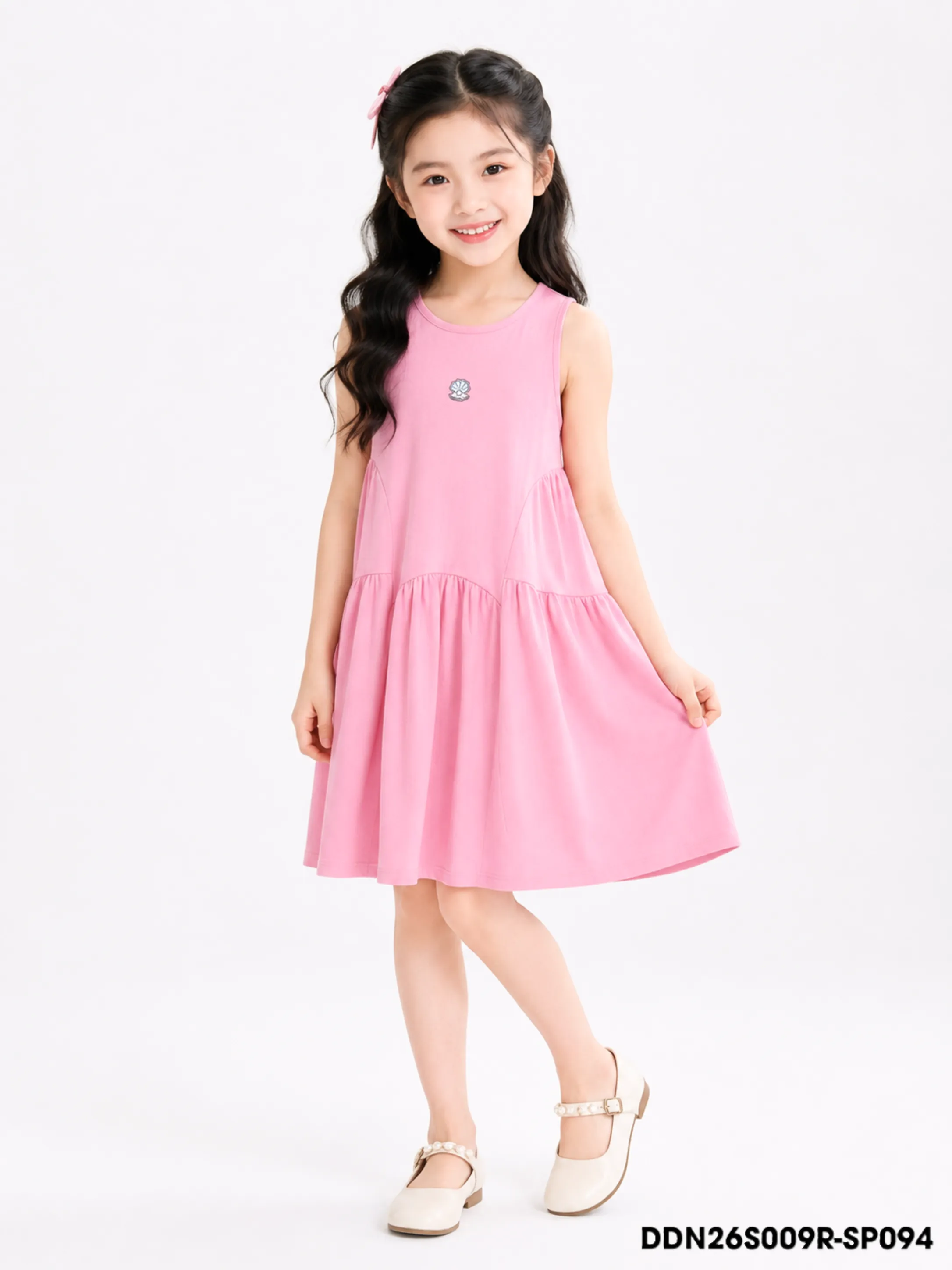 Váy Liền Dệt Kim Bé Gái DDN26S009R