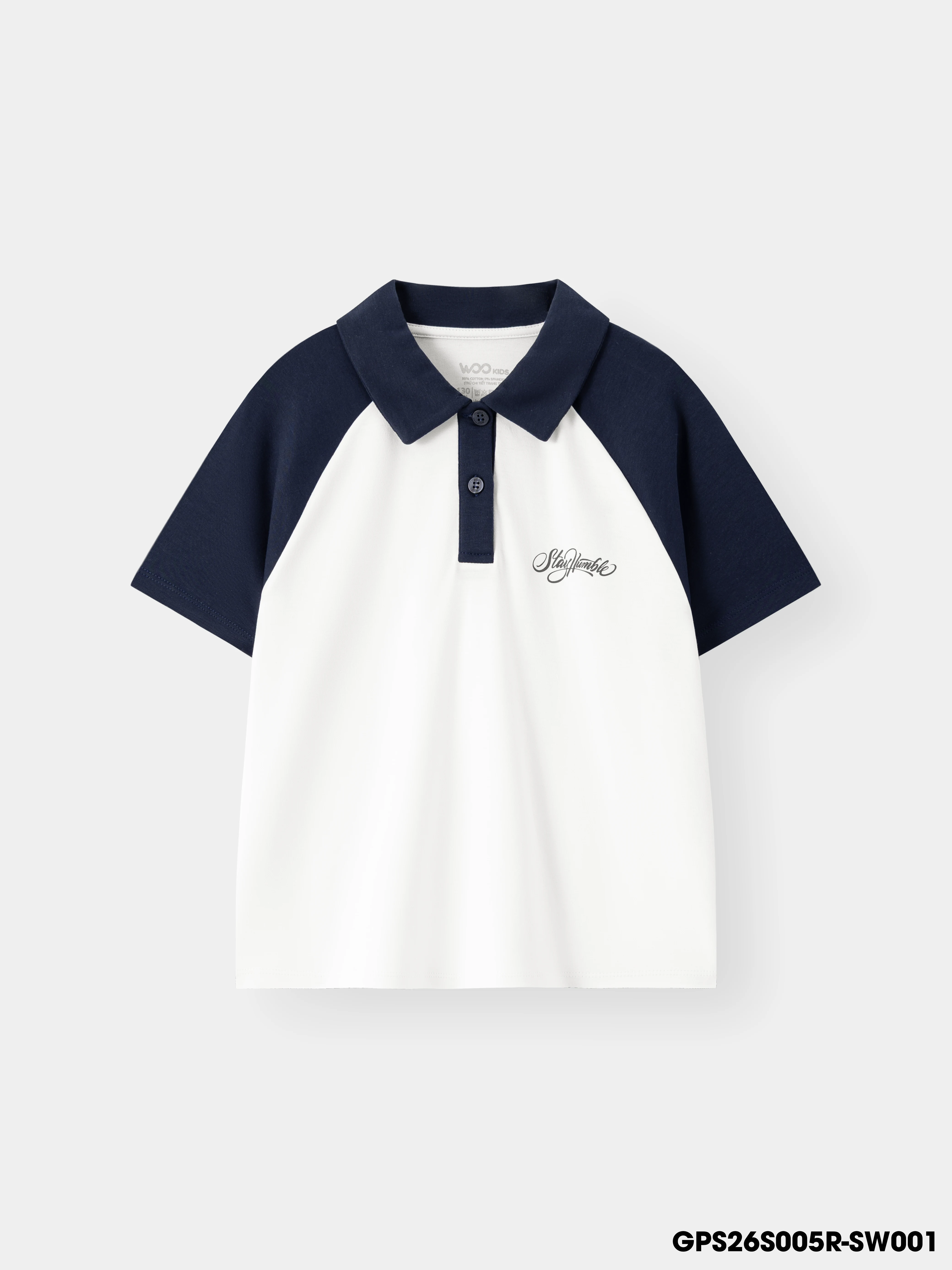 Áo Thun Có Cổ Bé Gái GPS26S005R