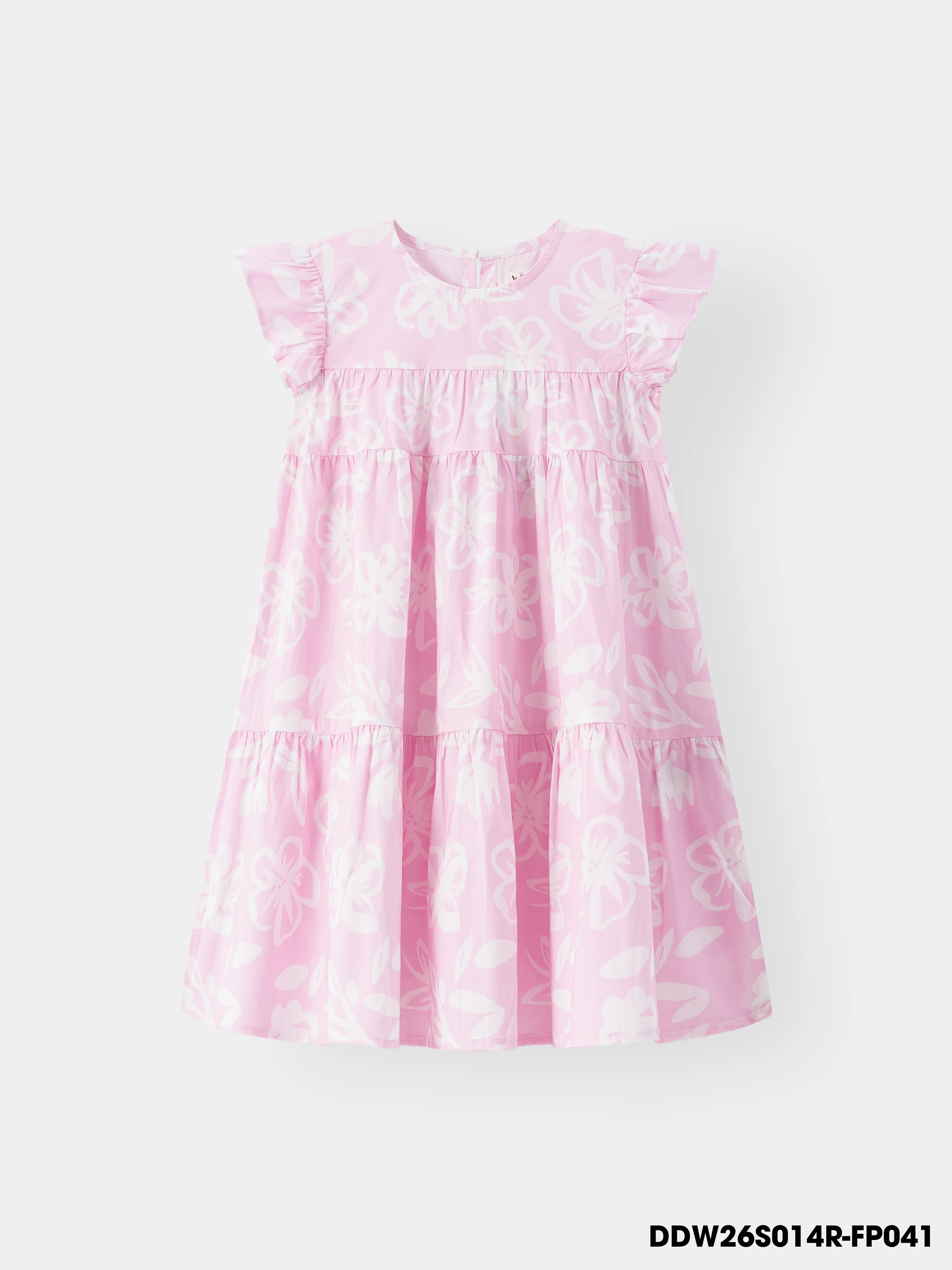 Váy Liền Dệt Thoi Bé Gái DDW26S014R