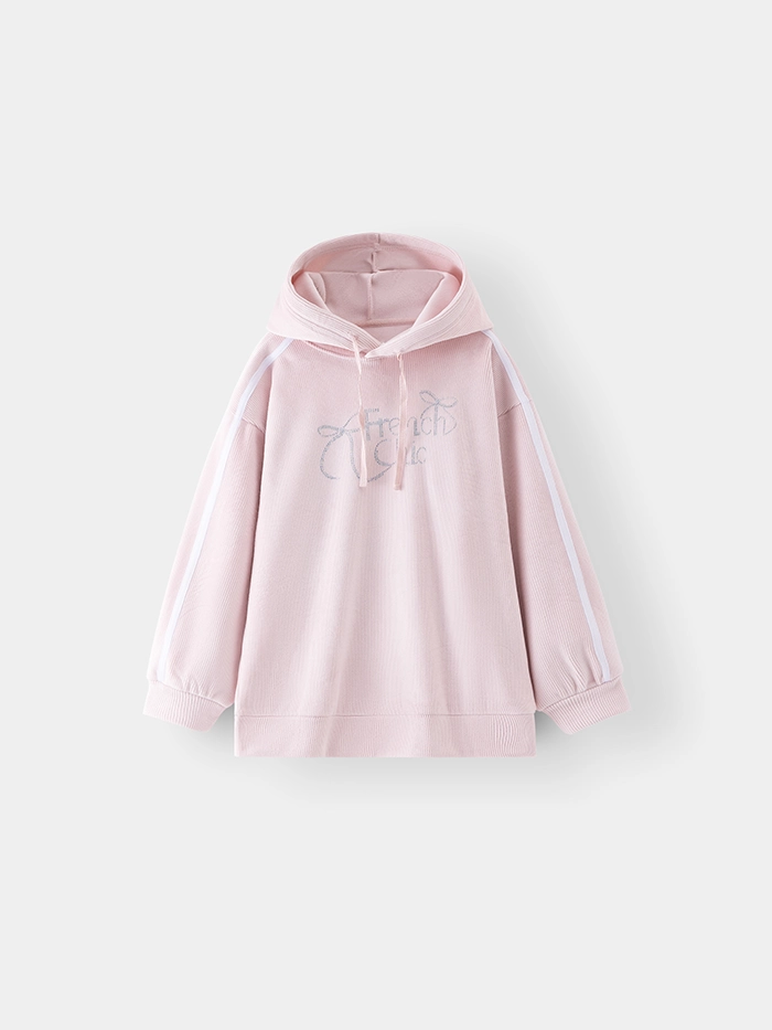 Áo Nỉ Có Mũ Bé Gái GHO25F002R